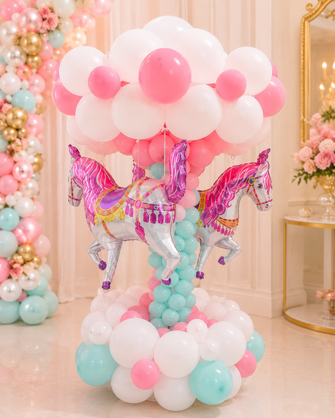 Victoria's Crafts Signature Rotating Carousel