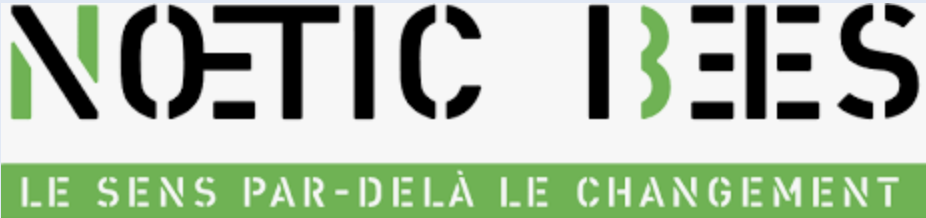 Logo de Notesics BEES avec le slogan 'Le sens par-delà le changement' en dessous.