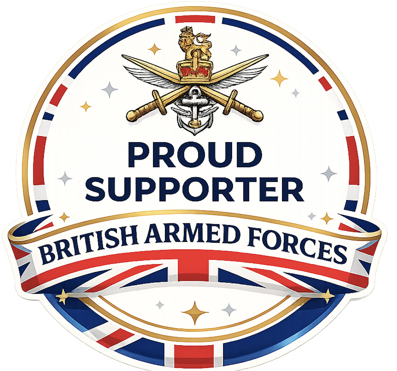 Proud Supporter British Armed Forces