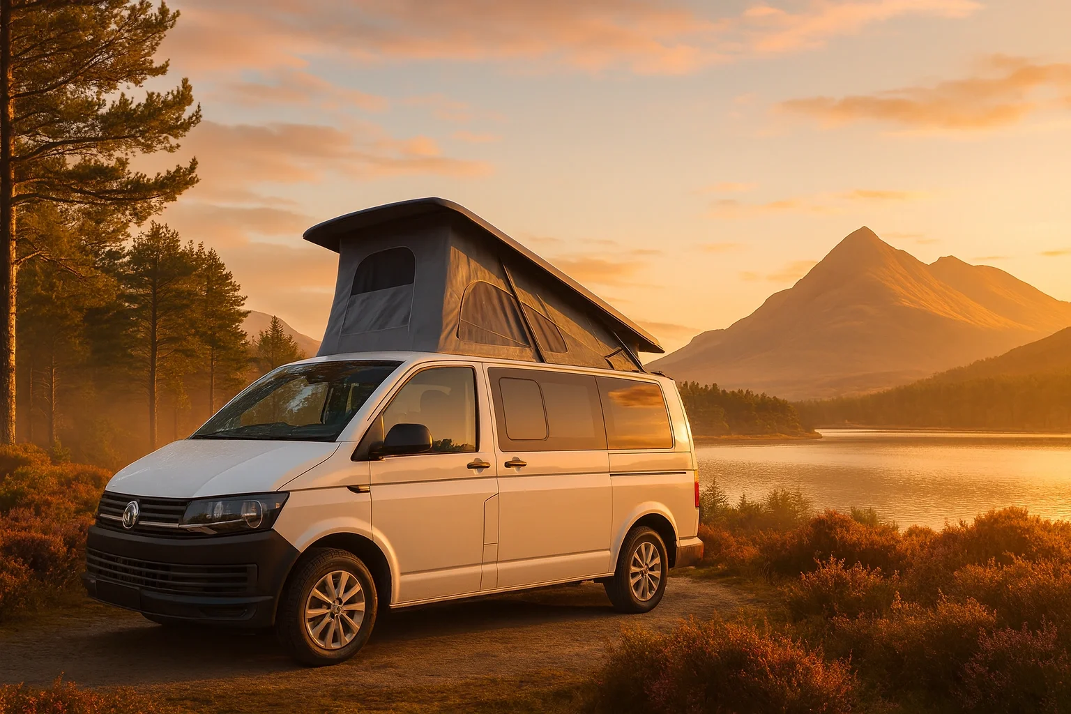 T5 VW pop top campervan