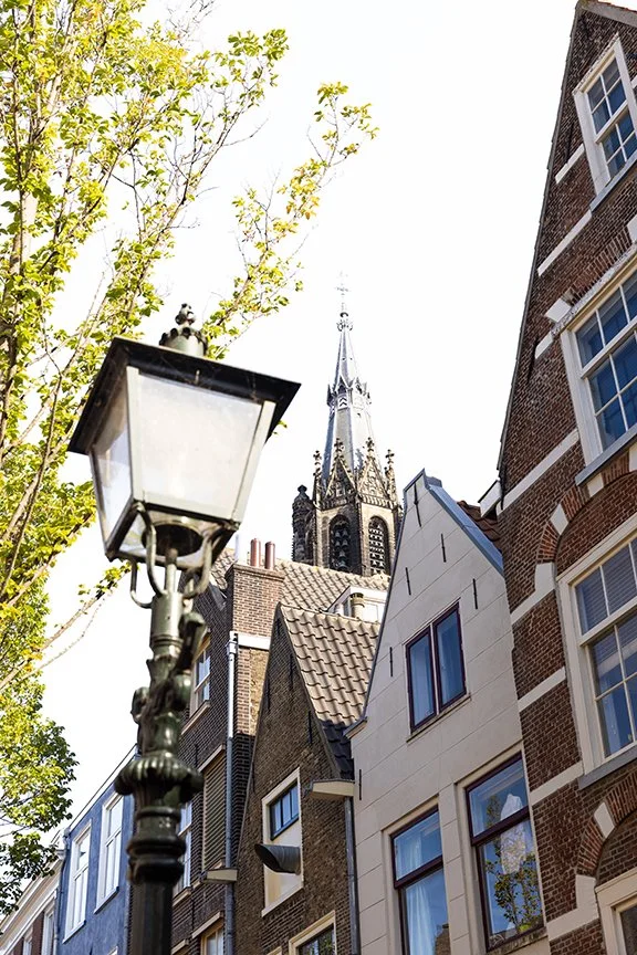 View of Nieuwe Kerk in Delft Netherlands