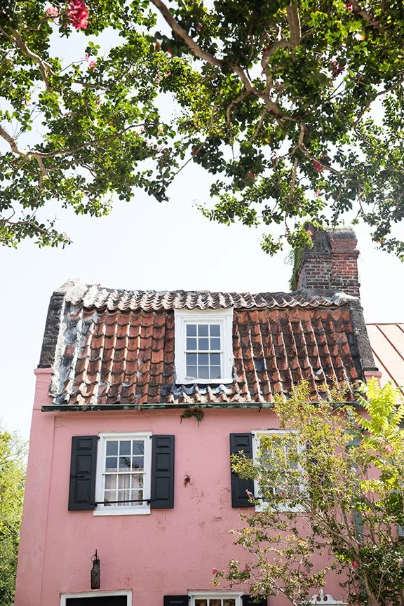 The Pink House at 17 Chalmers Street, Charleston