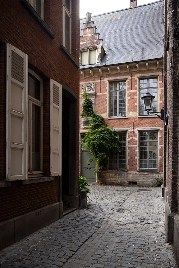 The beguinage at Hoviusstraat in Mechelen