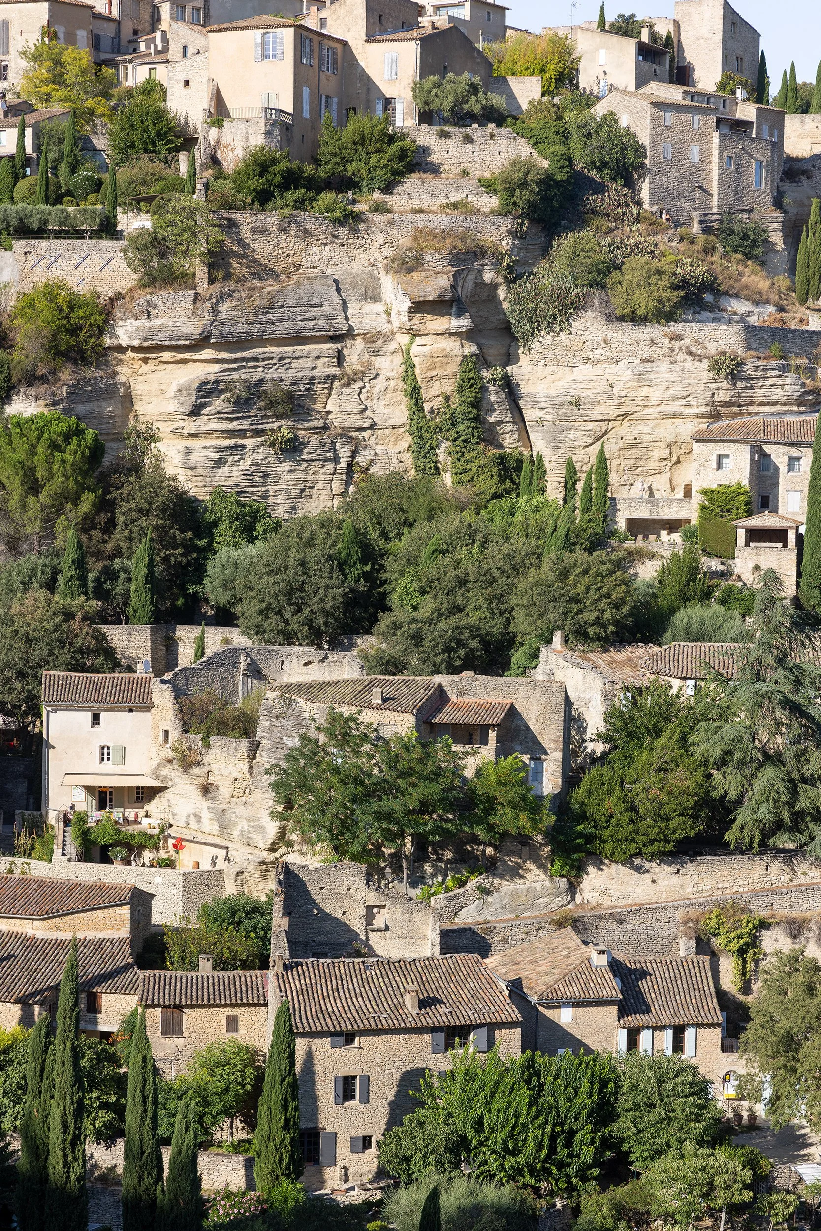 Rooftops in Gordes, Luberon, France
