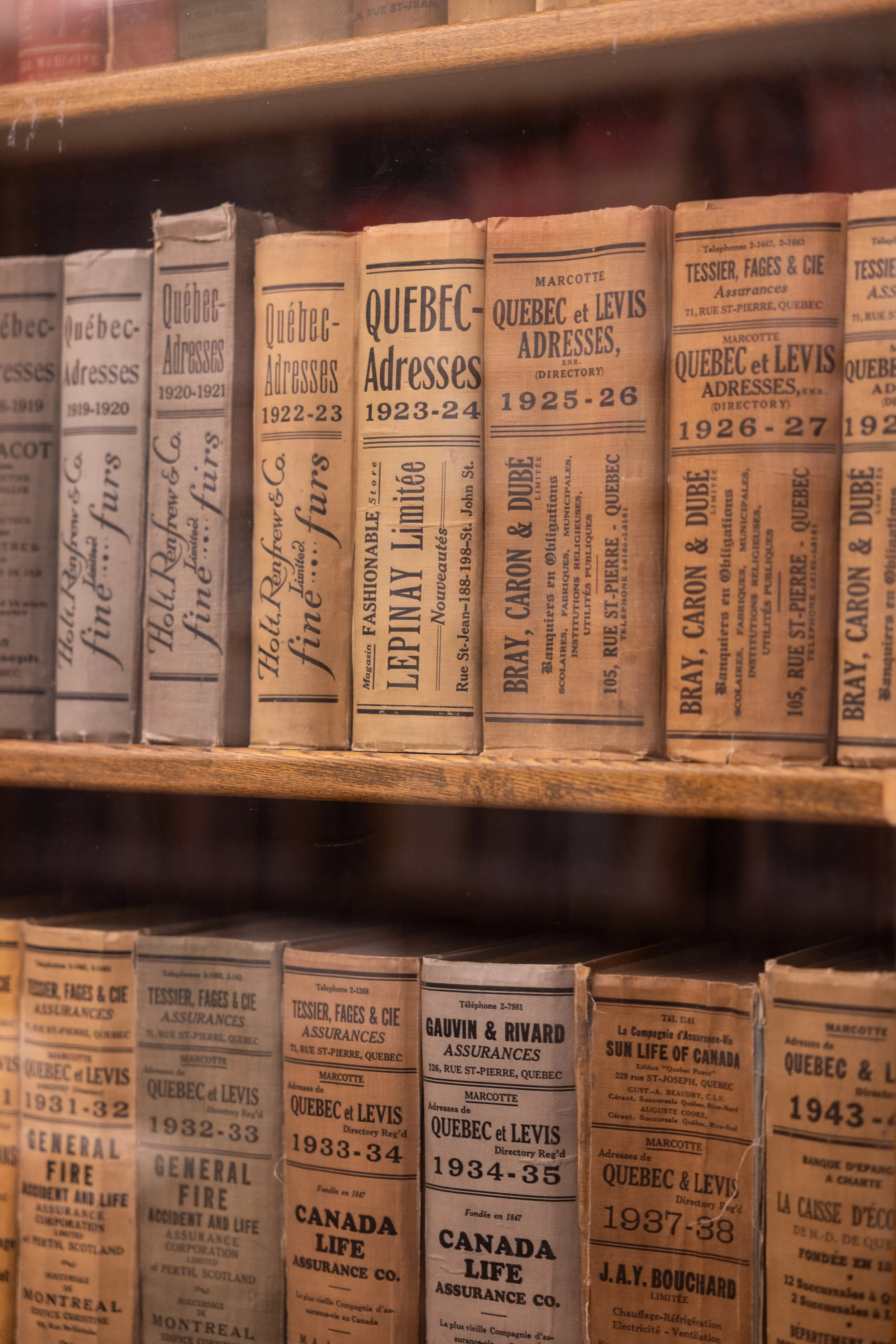 Books at the Literary and Historical Society of Quebec