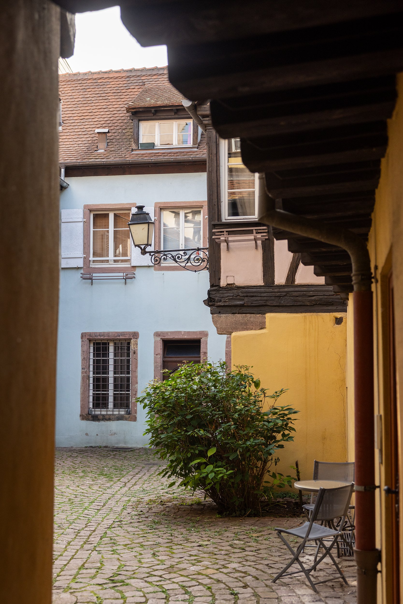 Courtyard off Place de l'École, Colmar, France