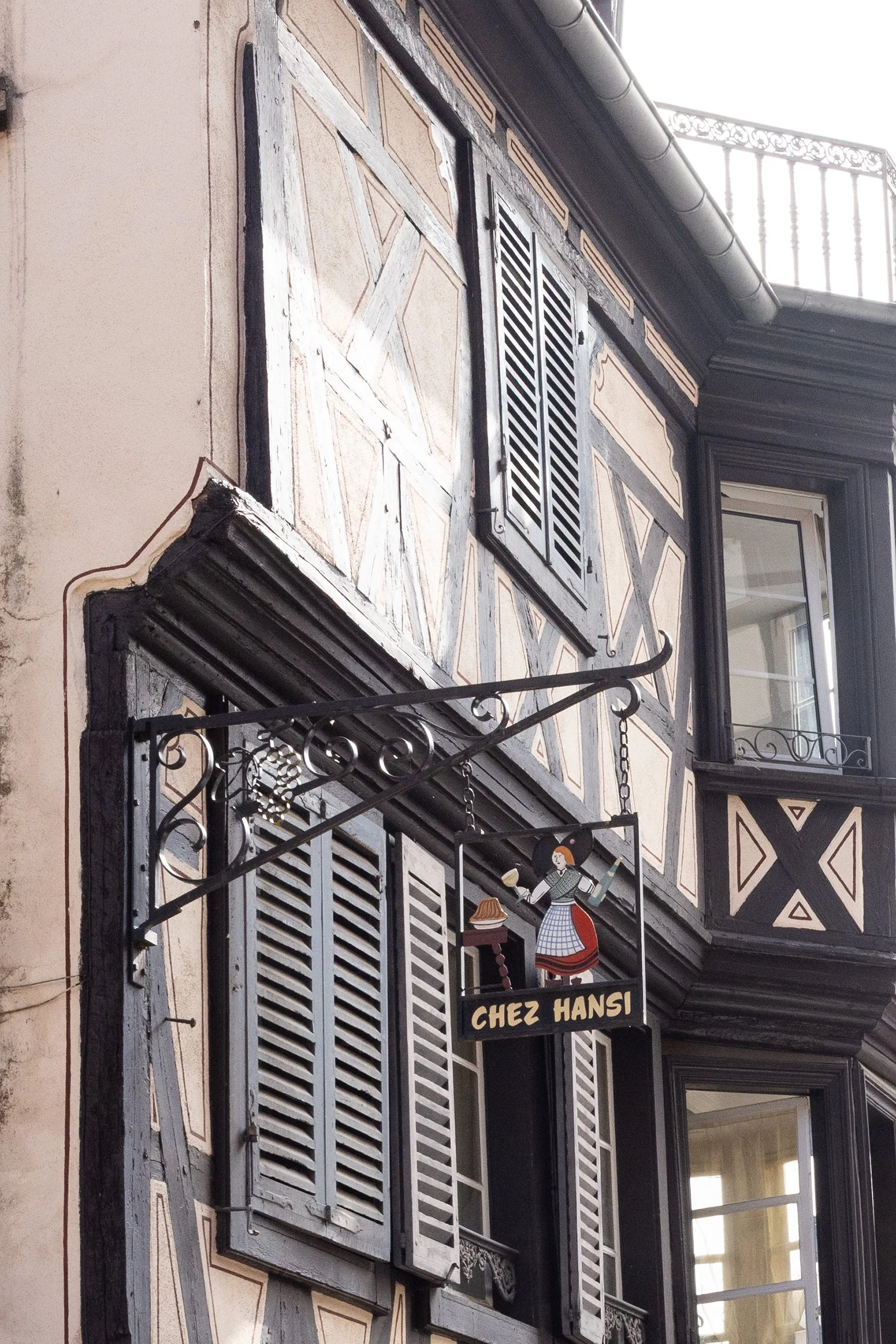Oncle Hansi sign in Colmar, France