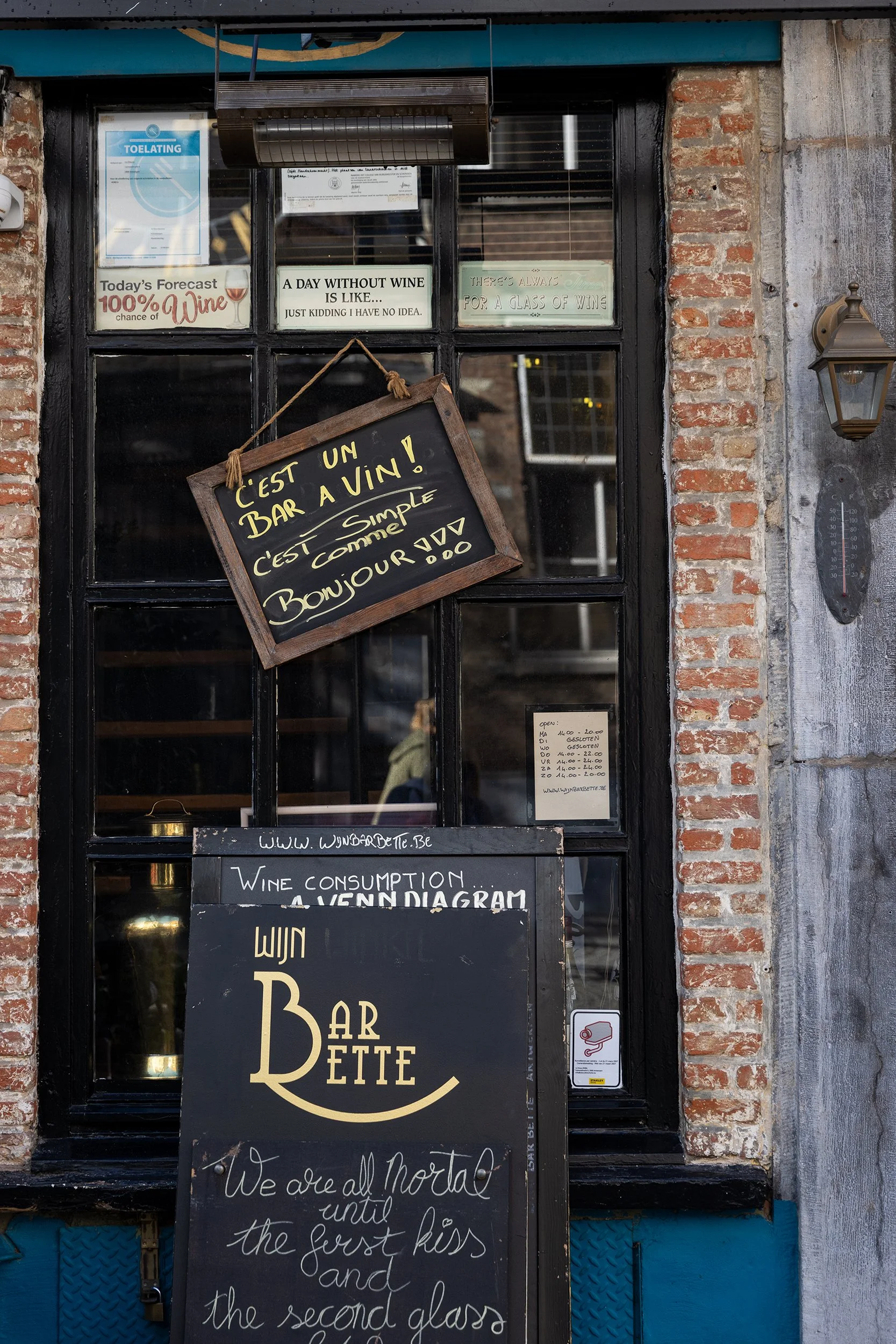 Wijn Bar Bette, Antwerp, Belgium
