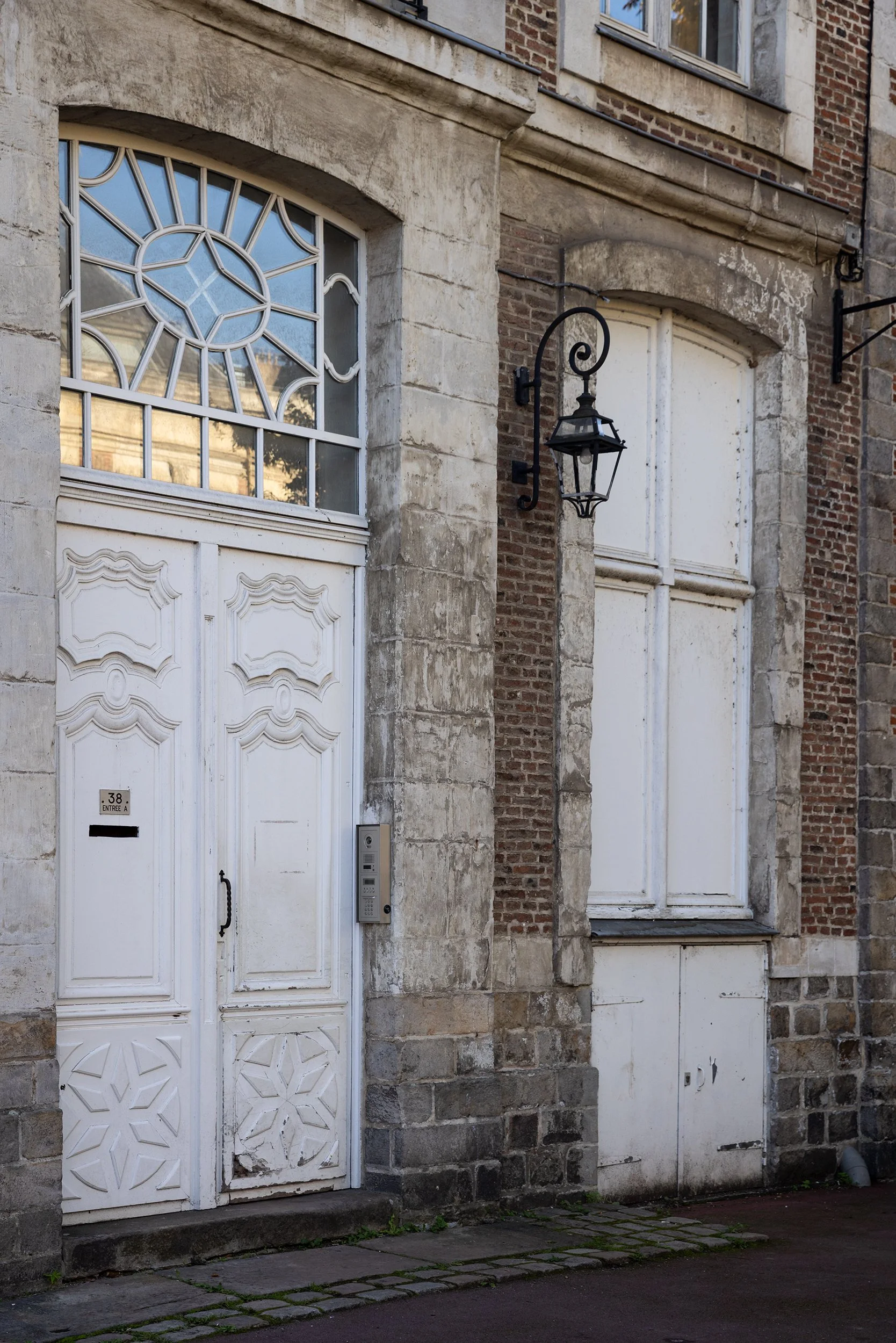 Door at l’Abbaye de Loos, Lille, France