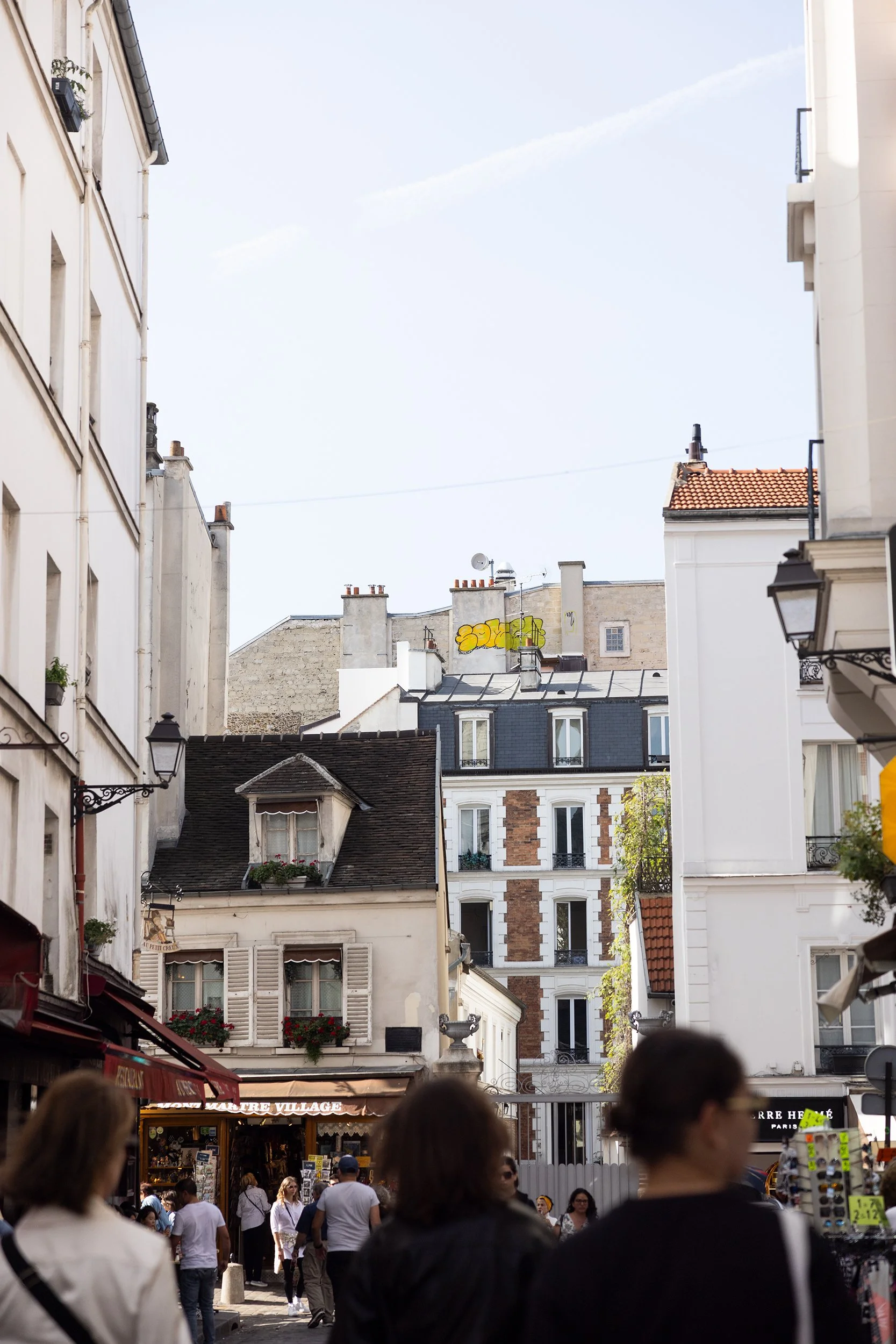 Rue du Chevalier-de-La-Barre in Montmartre, Paris
