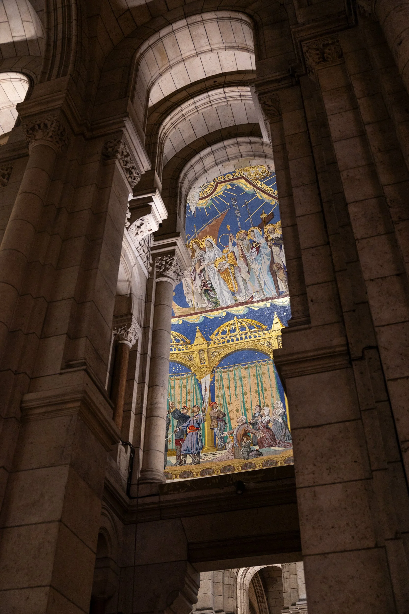 Inside the Basilique du Sacré Coeur