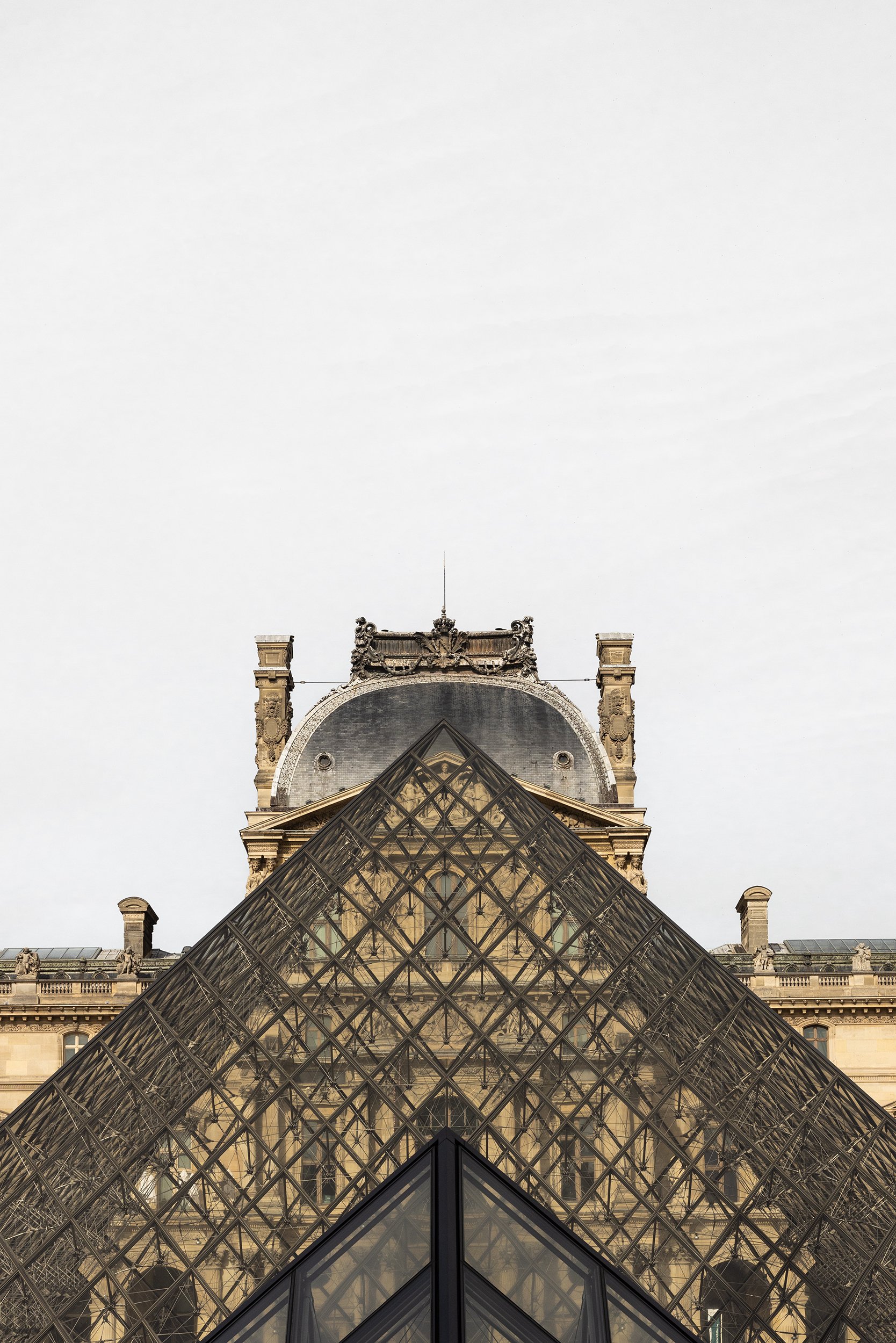 The Louvre Museum pyramid