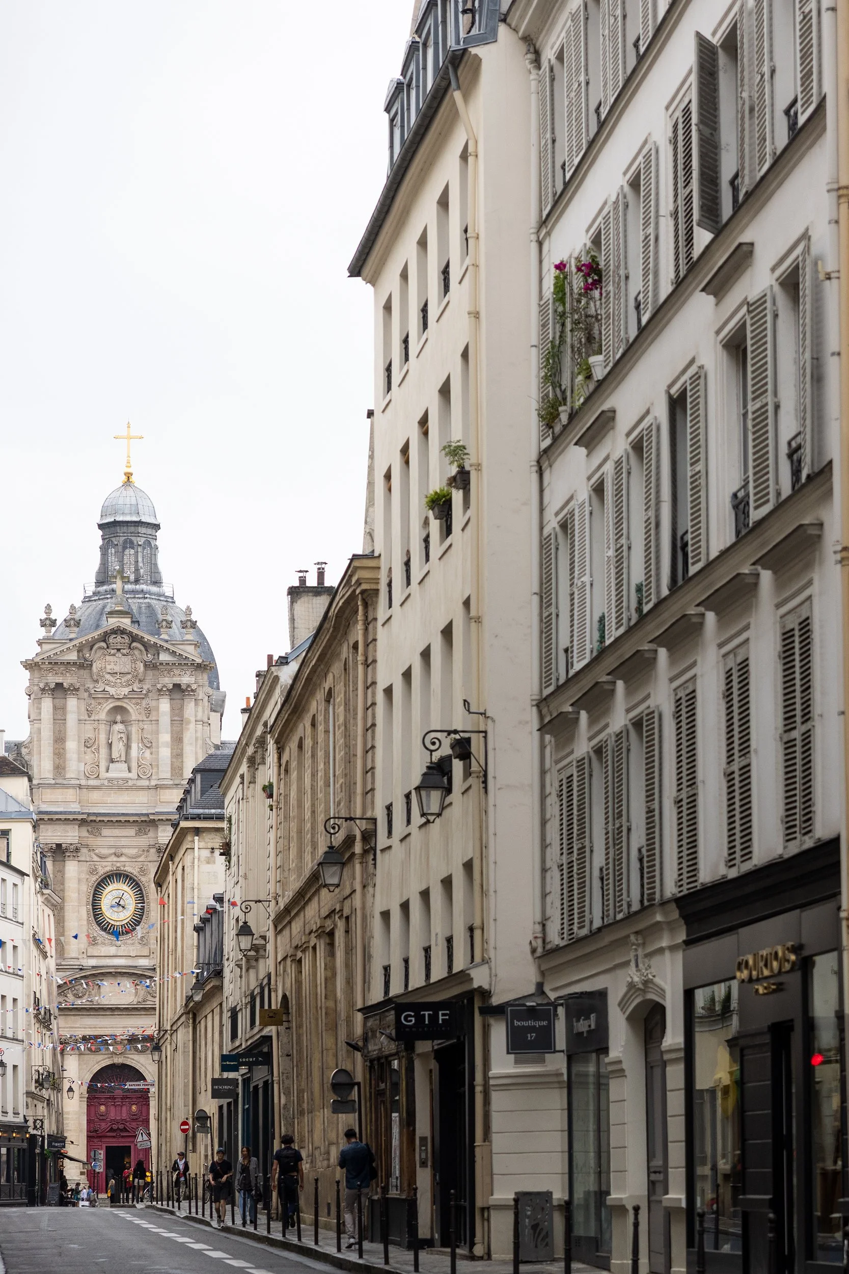 Rue de Sévigné, Marais district of Paris