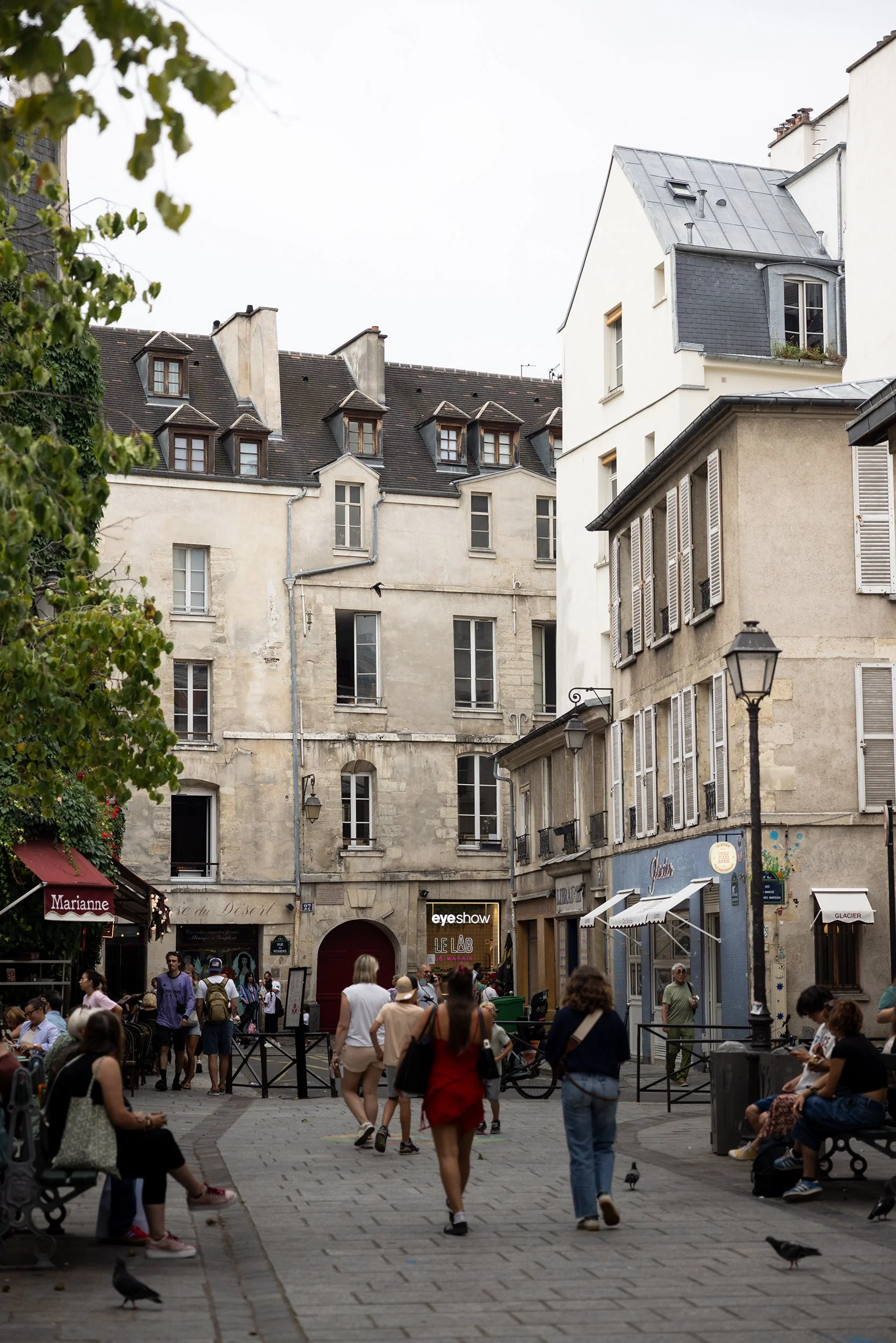 Rue des Hospitalières Saint Garvis in the Marais