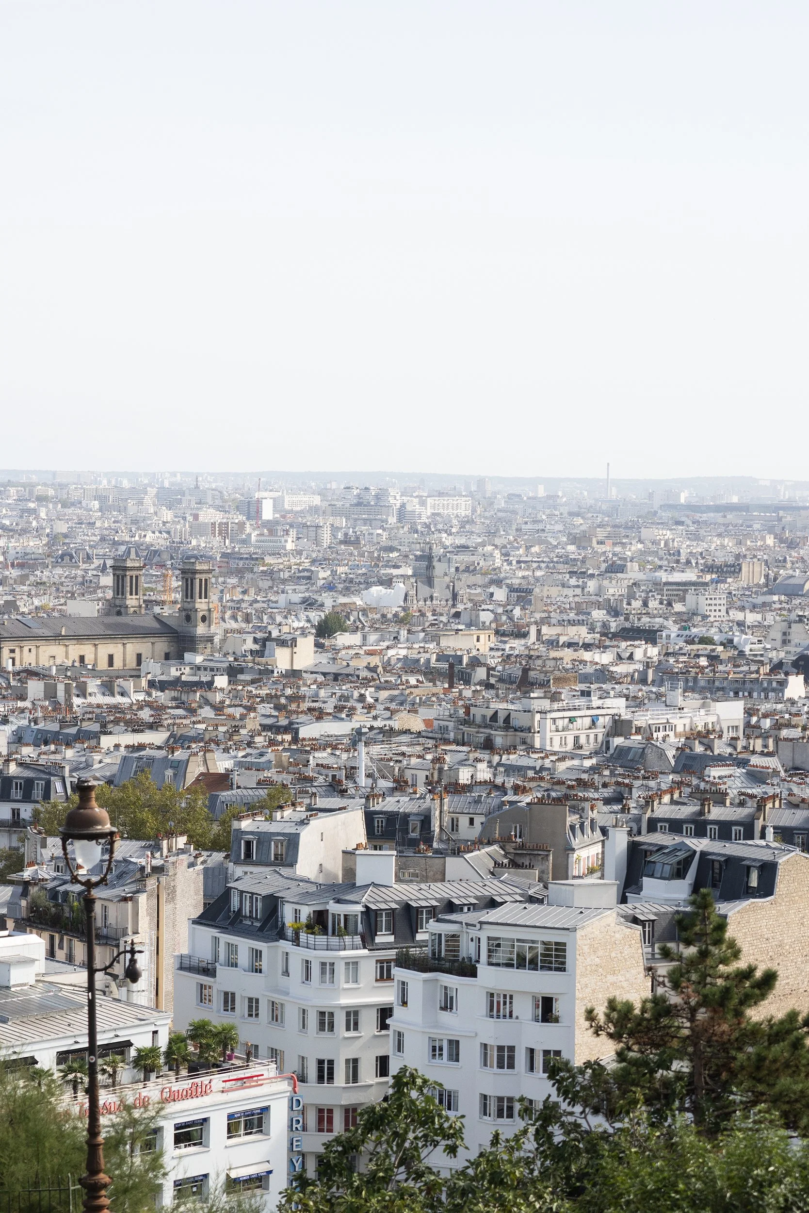 View of Paris from the Sacré-Couer in Montmartre