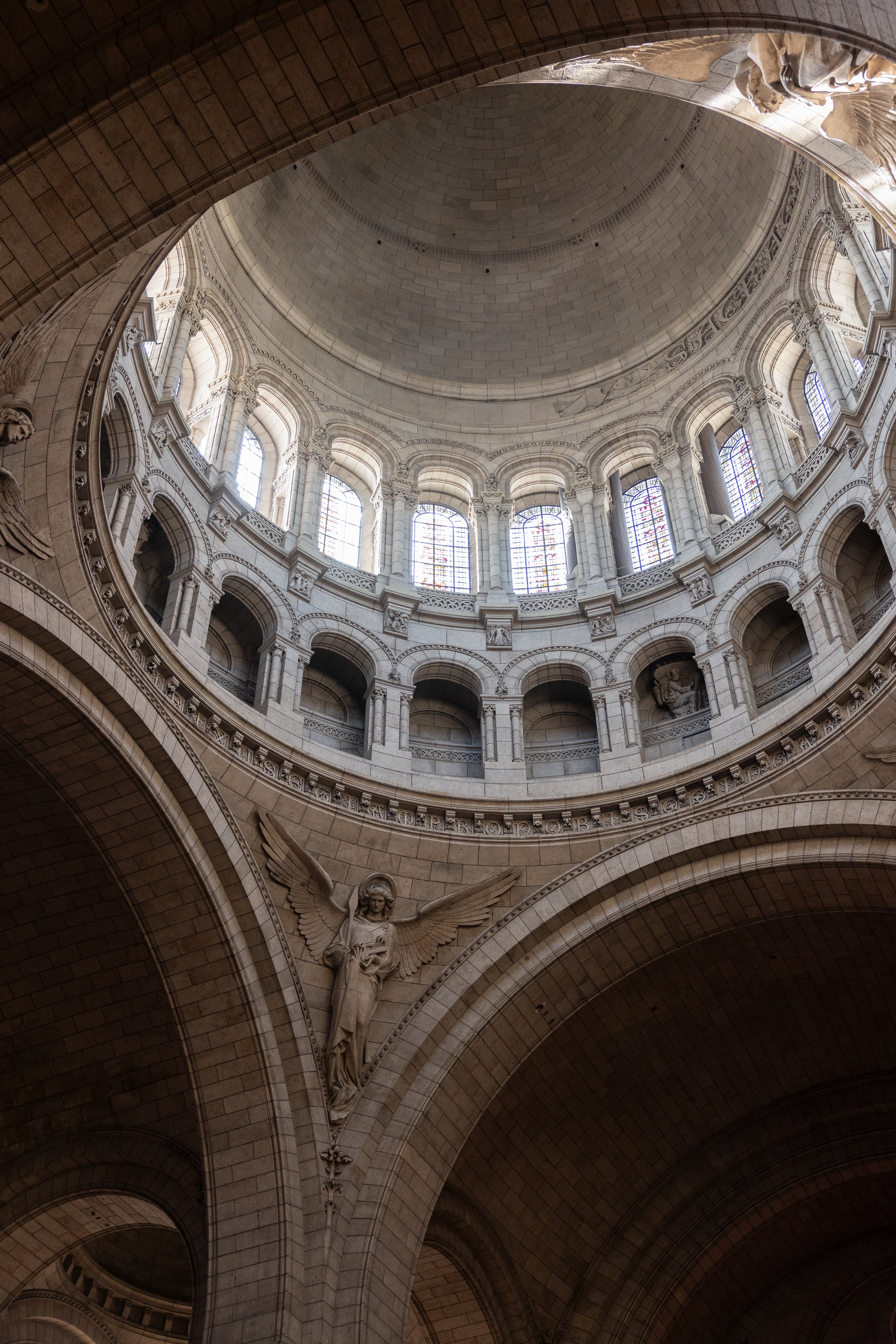 The dome of the Basilique du Sacré-Coeur in Montmartre