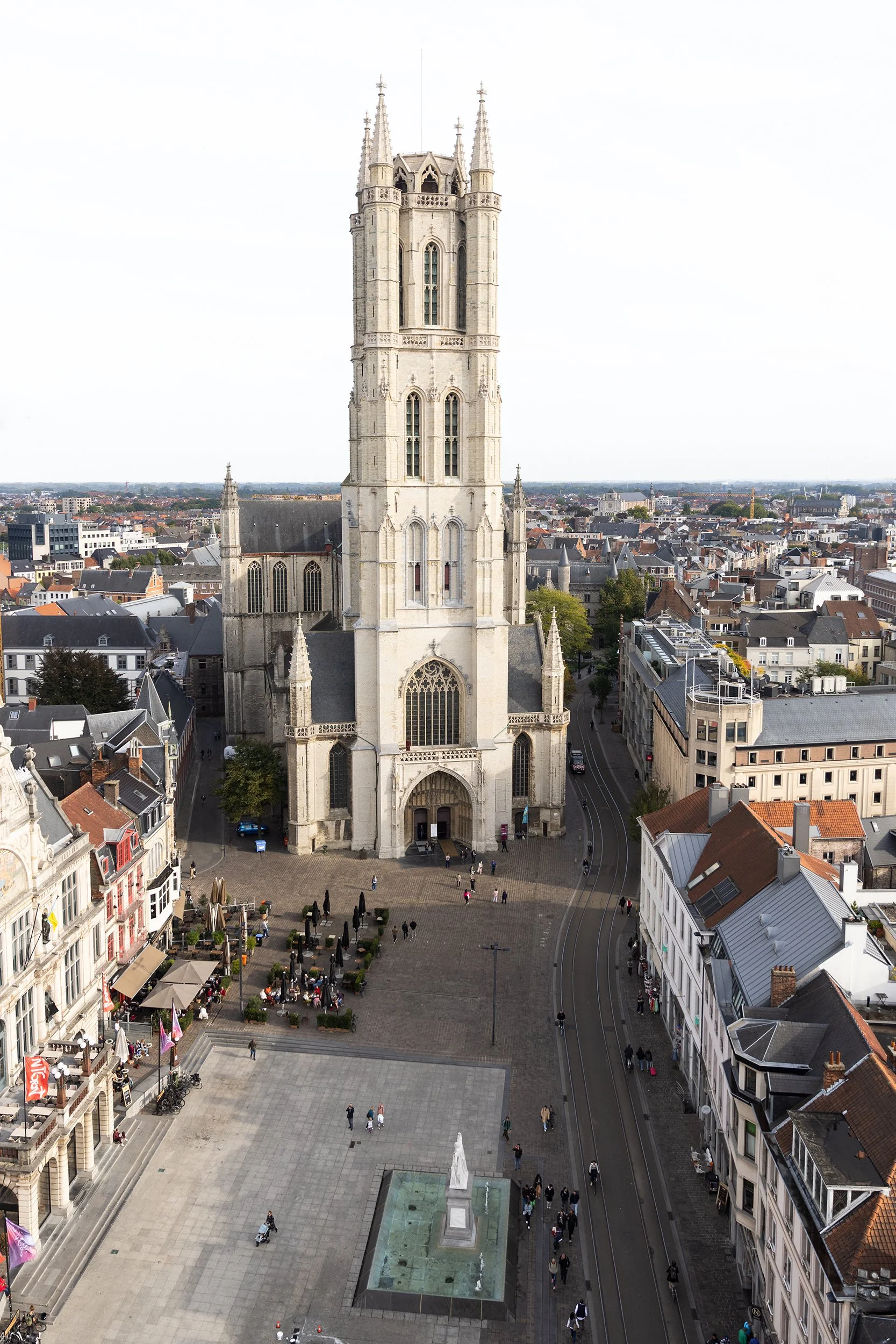 View from the Belfry looking out to St. Bavo's Cathedral, Ghent (Copy)