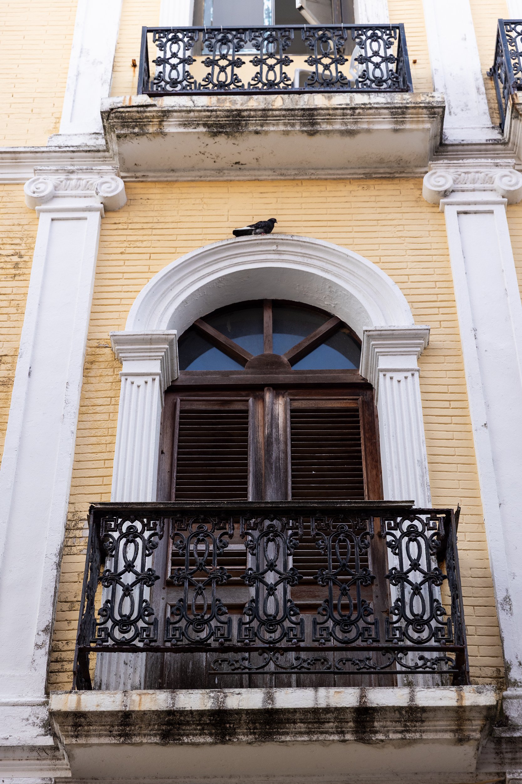 Balcony on Capilla del Cristo, Old San Juan, Puerto Rico