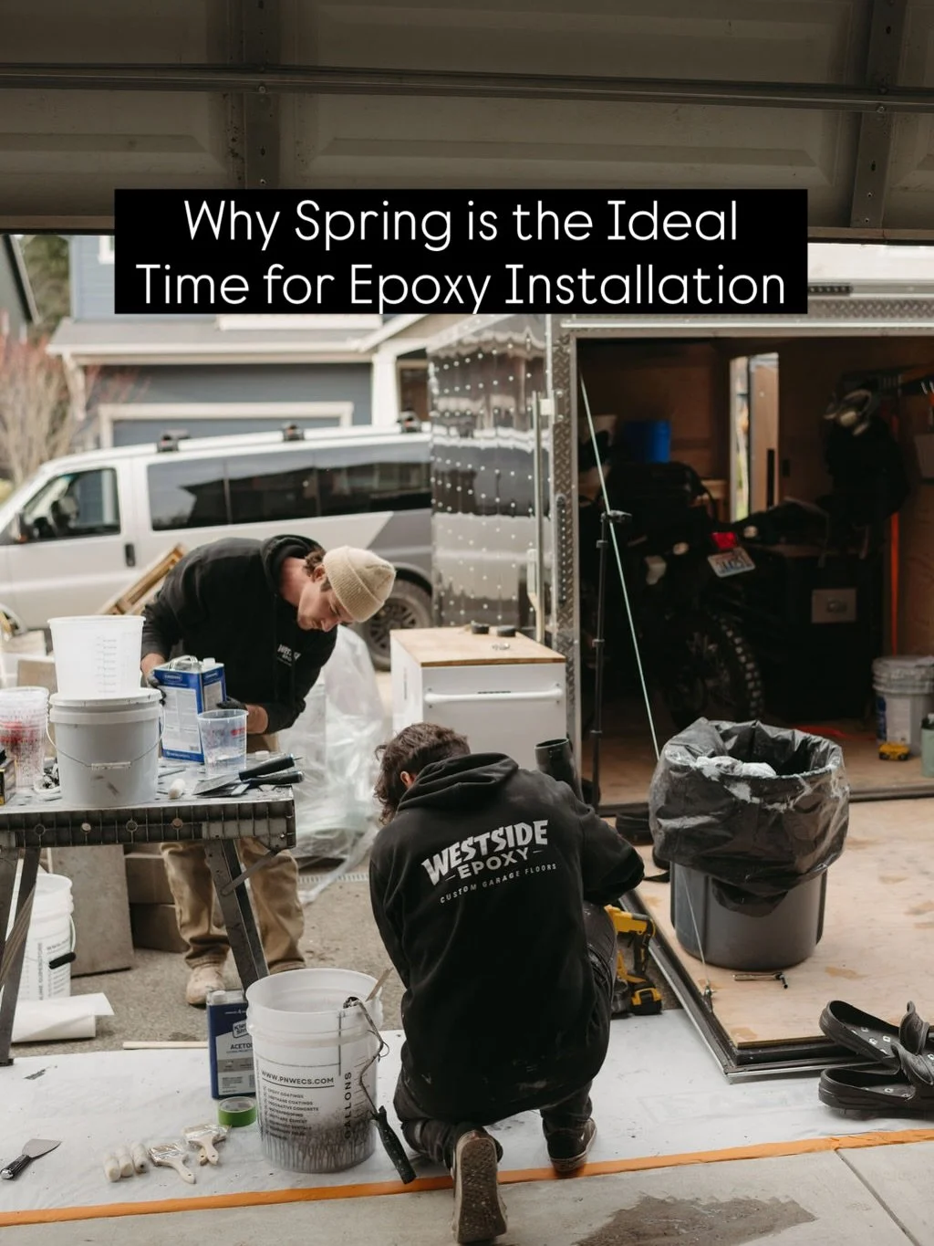 Spring is around the corner and that usually means one thing&hellip; garage cleanout season is approaching.

If you&rsquo;re already pulling everything out and resetting the space, it might be the perfect time to upgrade the floor too.

Winter moistu