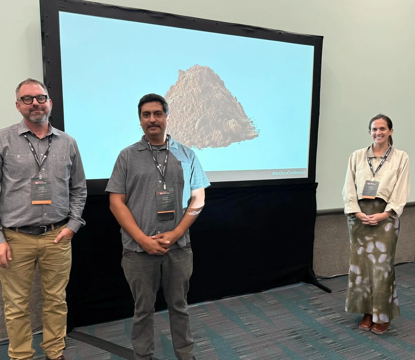 We had a great time presenting at the Net Zero Conference in Los Angeles! Thanks to Ruben Zuniga @plinthbuildco for joining us, and to @verdicalgroup for facilitating an excellent conference! 🧱