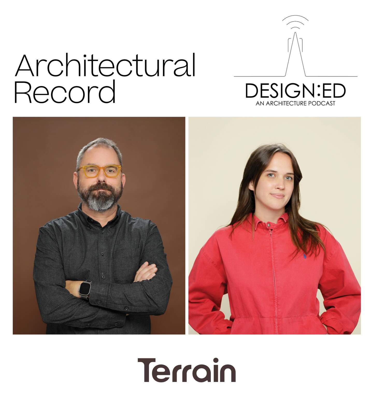 Ben Loescher and Lucy Lloyd of Adobeisnotsoftware (and @terrain.la_) chatted with @archrecordmag&rsquo;s @designed.podcast about our championing of adobe block construction, as well as Terrain&rsquo;s process of upcycling buildings and challenging st
