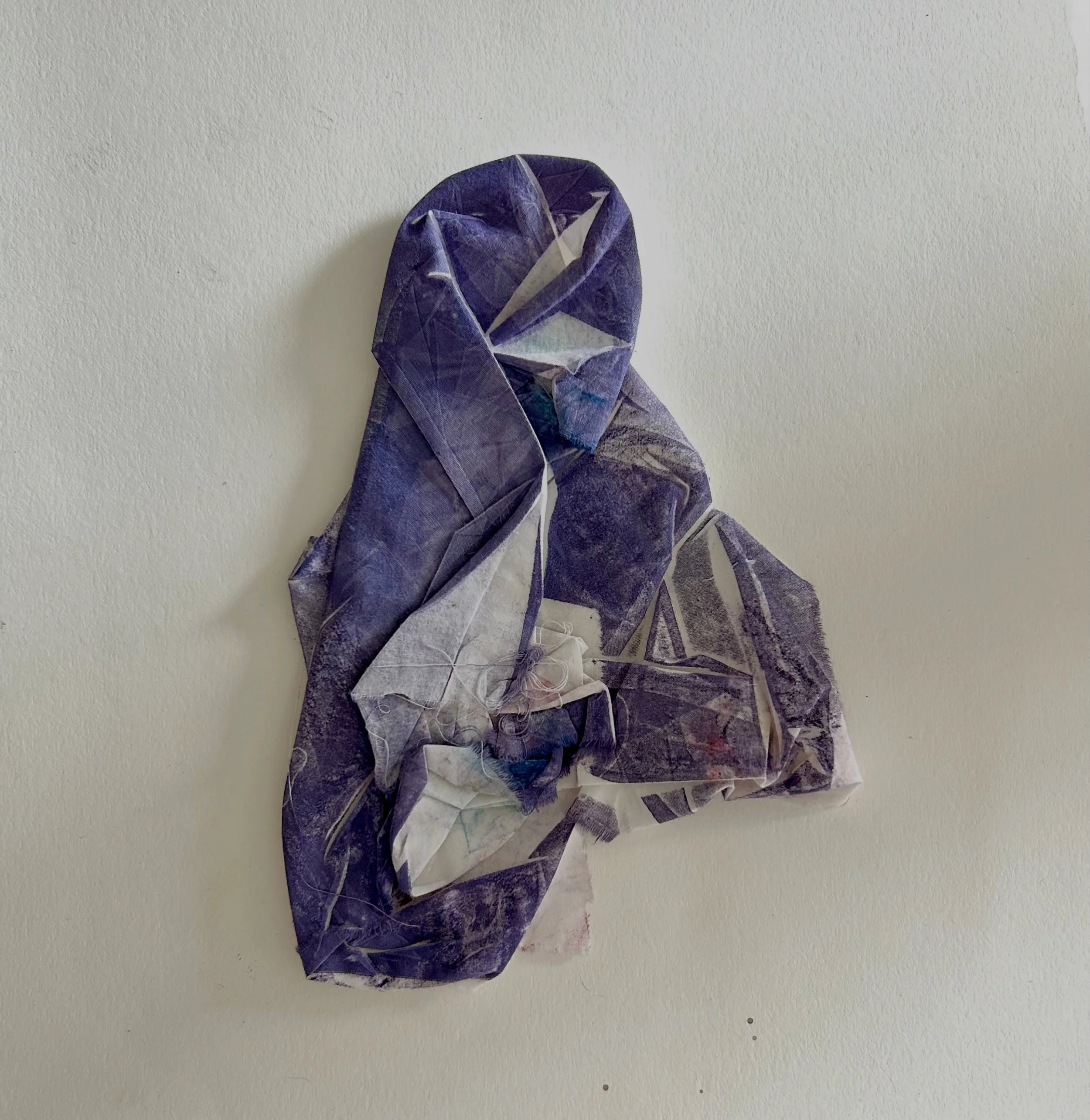 Veiled 
Print sculpture 
2026 

#printmaking #fabricsculpture