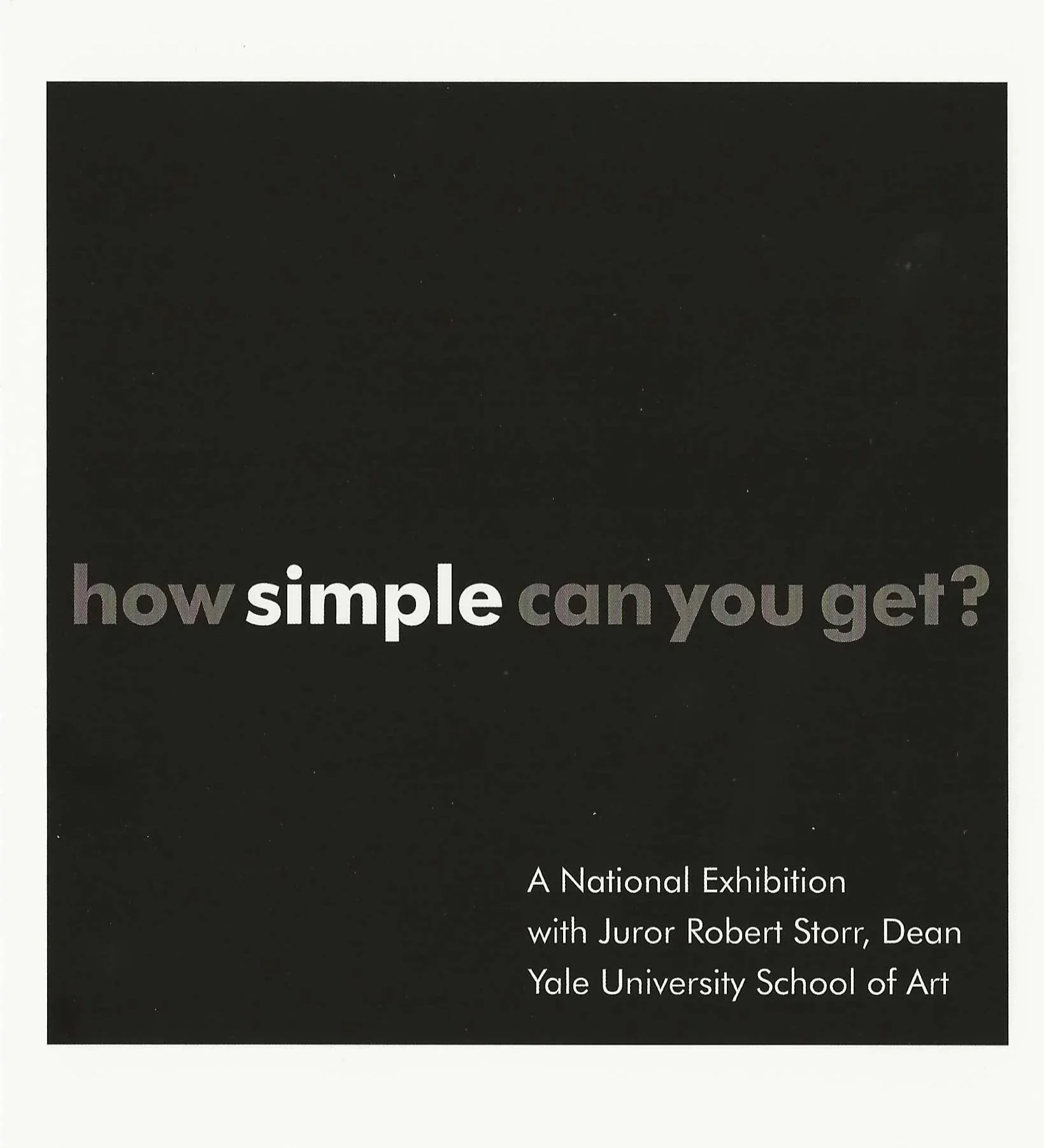 How Simple Can You Get side 1.jpg