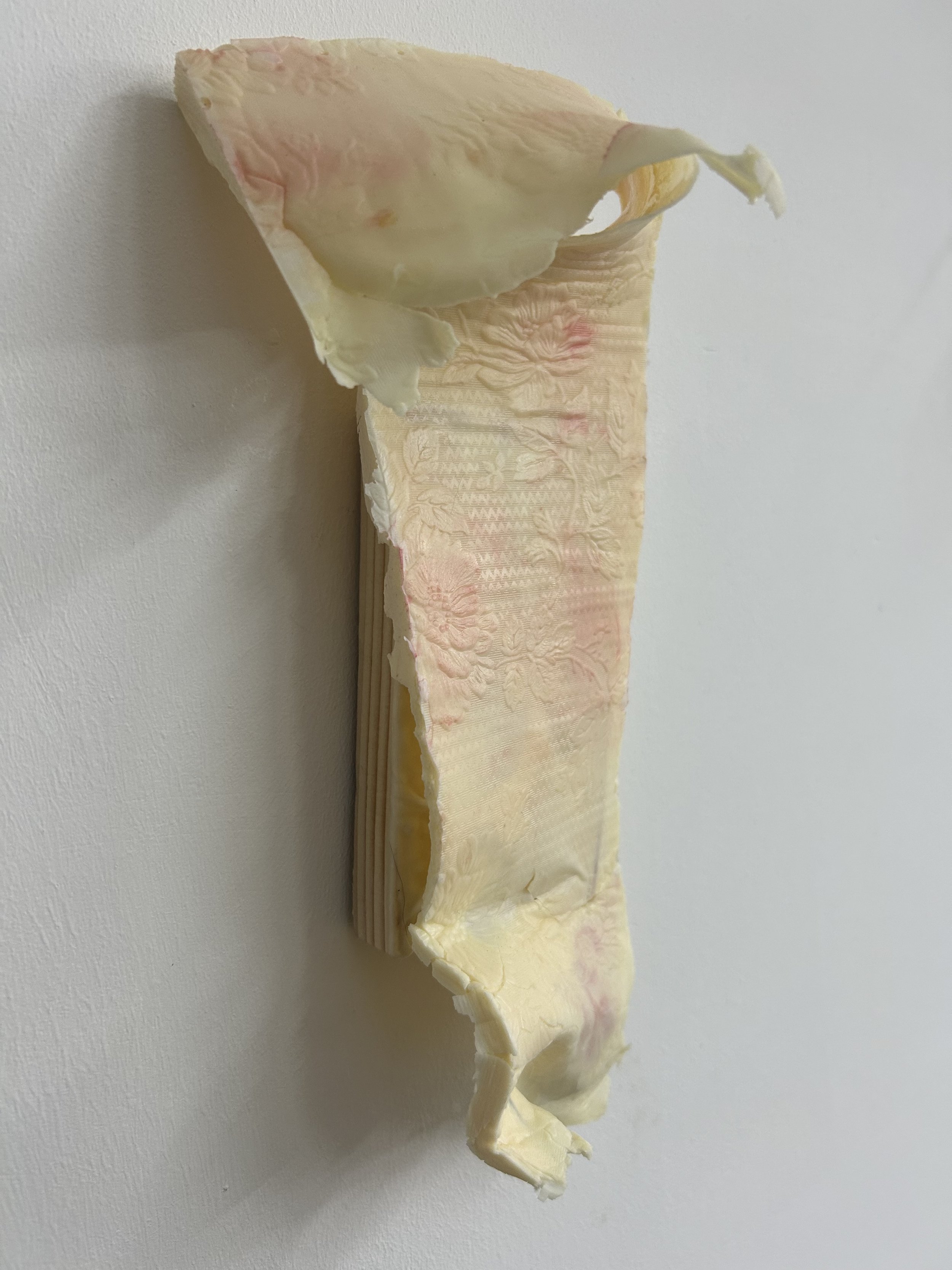 Peeling back the Layers, Polyurethane, make-up mounted on wood, 2026