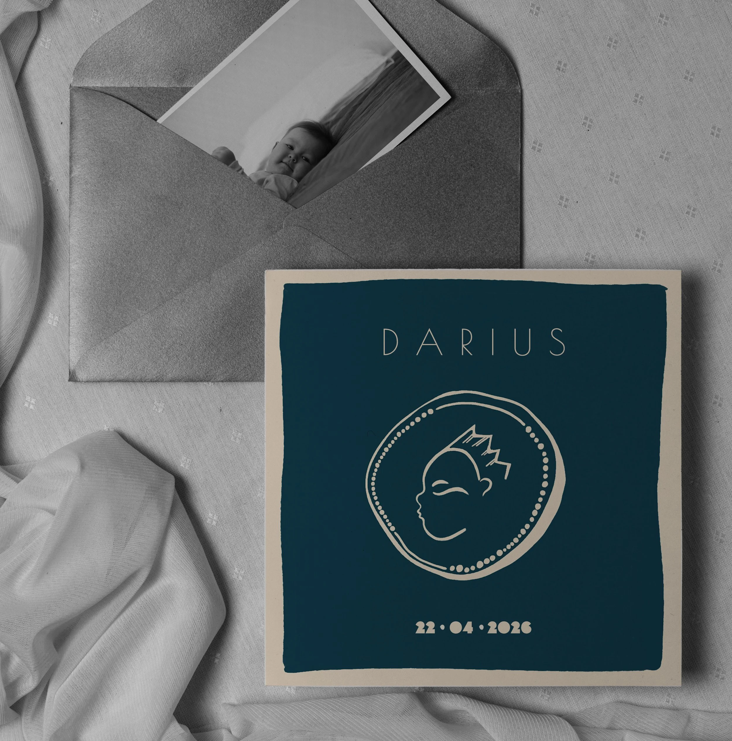 Faire-part de naissance / Darius