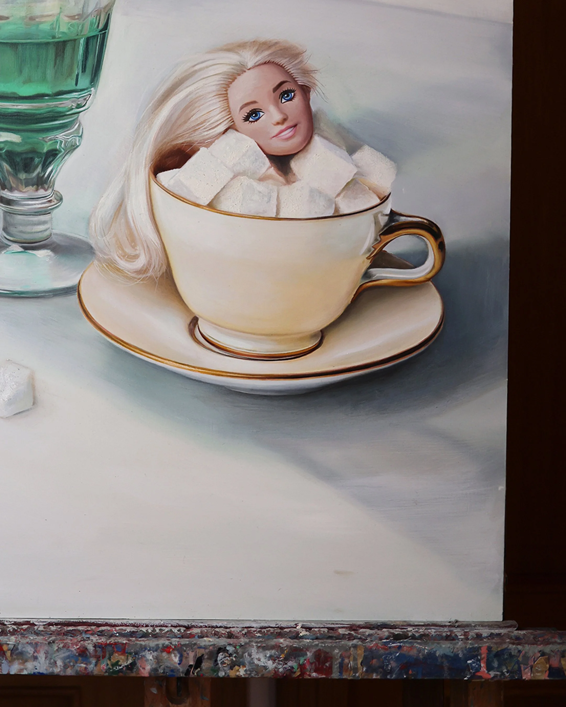 Tereza Barnard- Holy Sugar, detail of barbie head.jpg