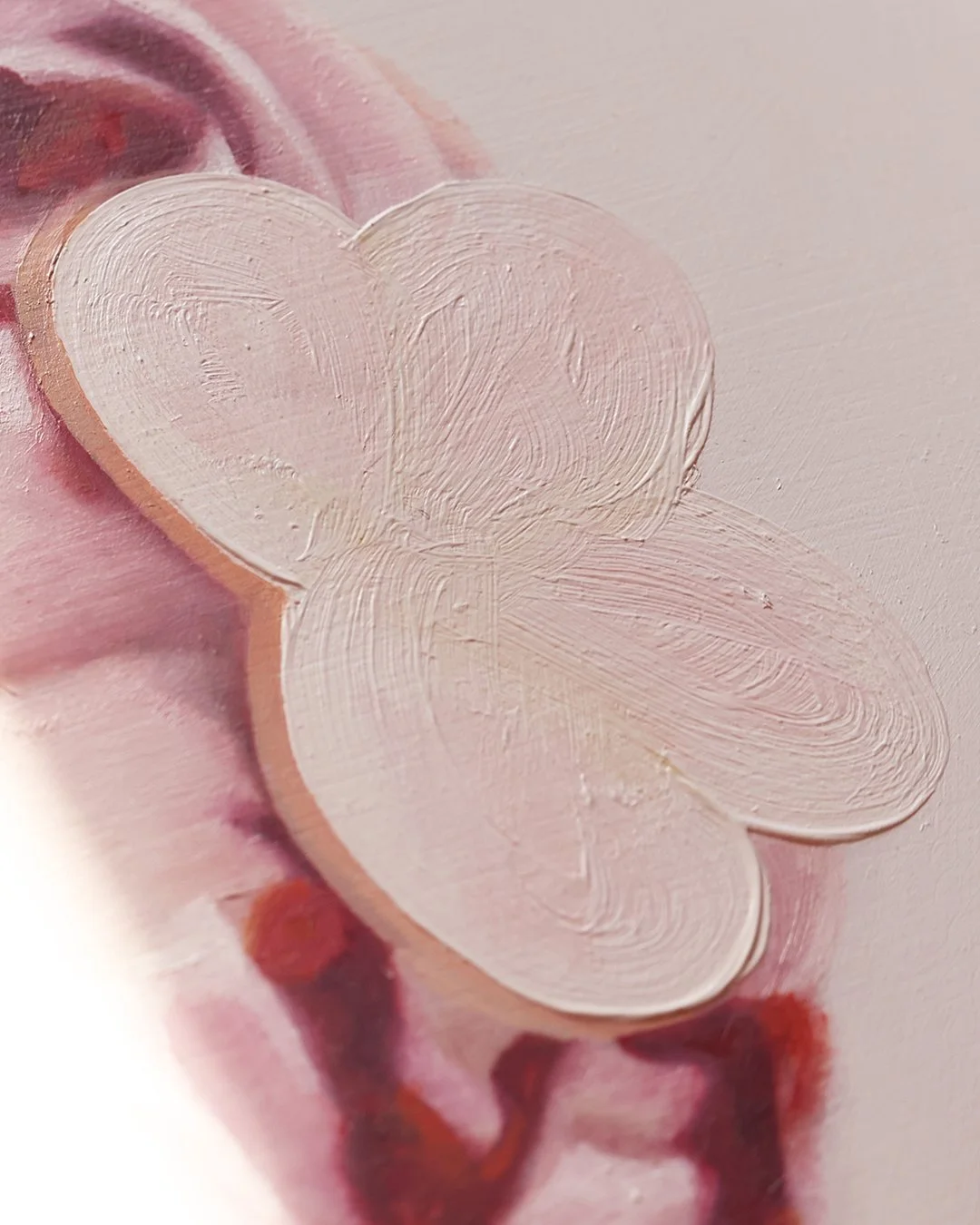 Knife Skills, detail of a flower with texture on a cupcake