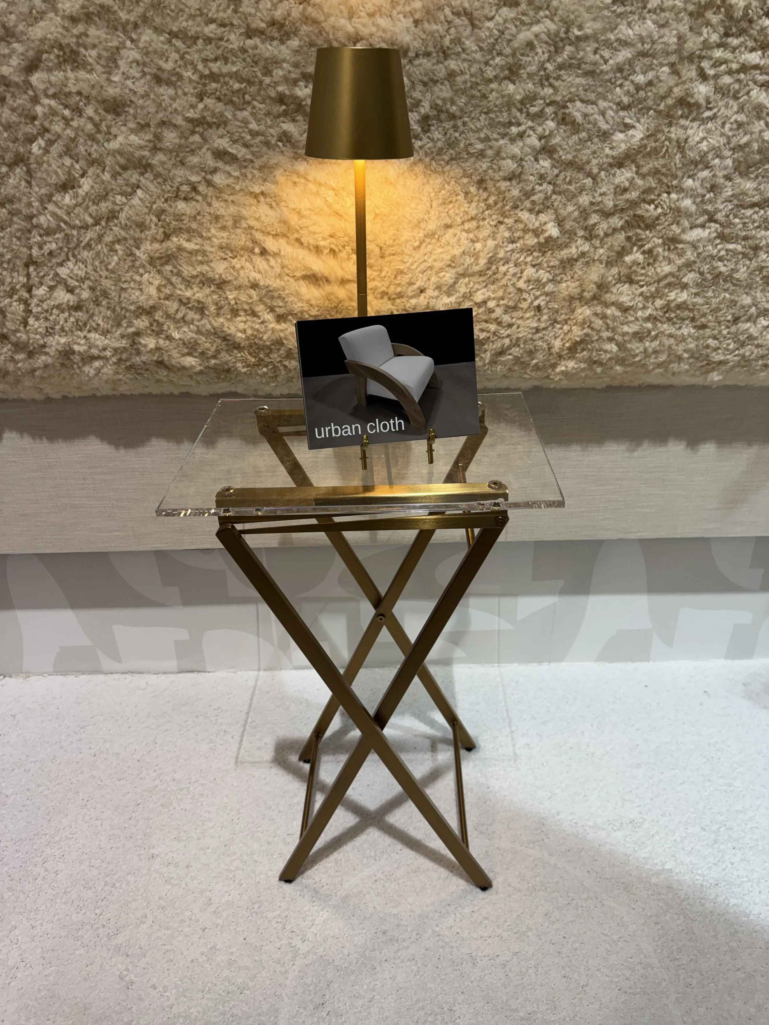 Acrylic Folding Side Table