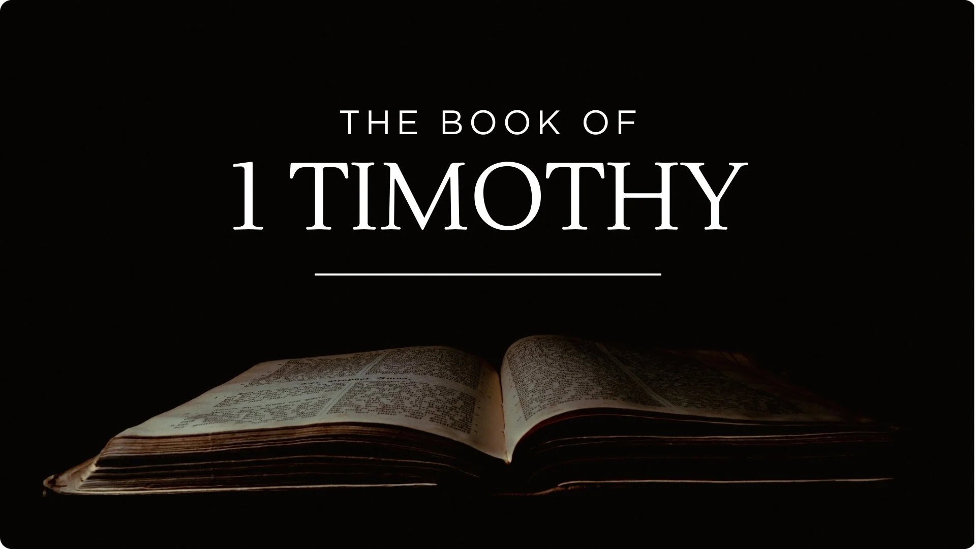 1 Timothy 1-3