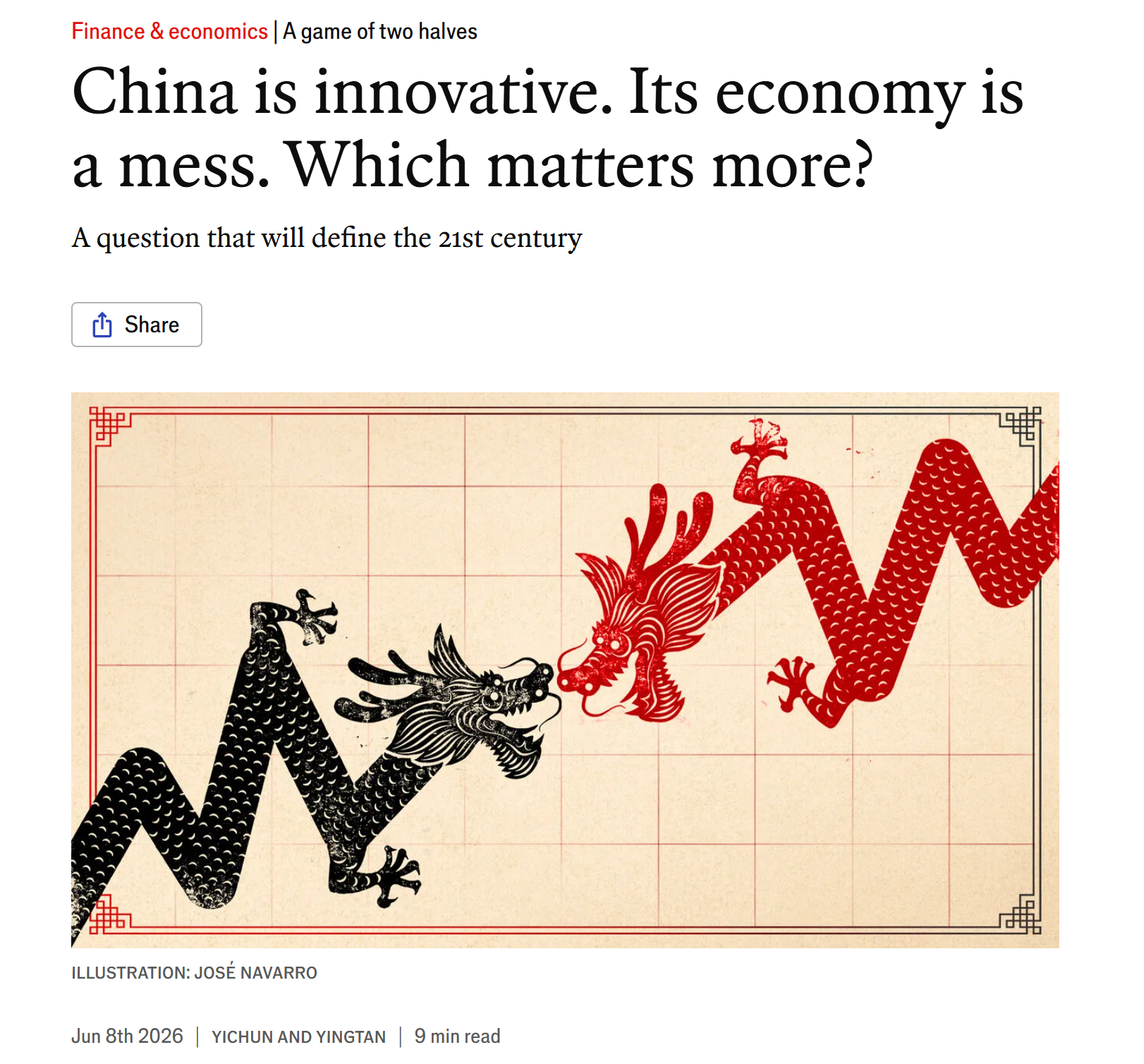 China’s Economic Paradox - Uptake 