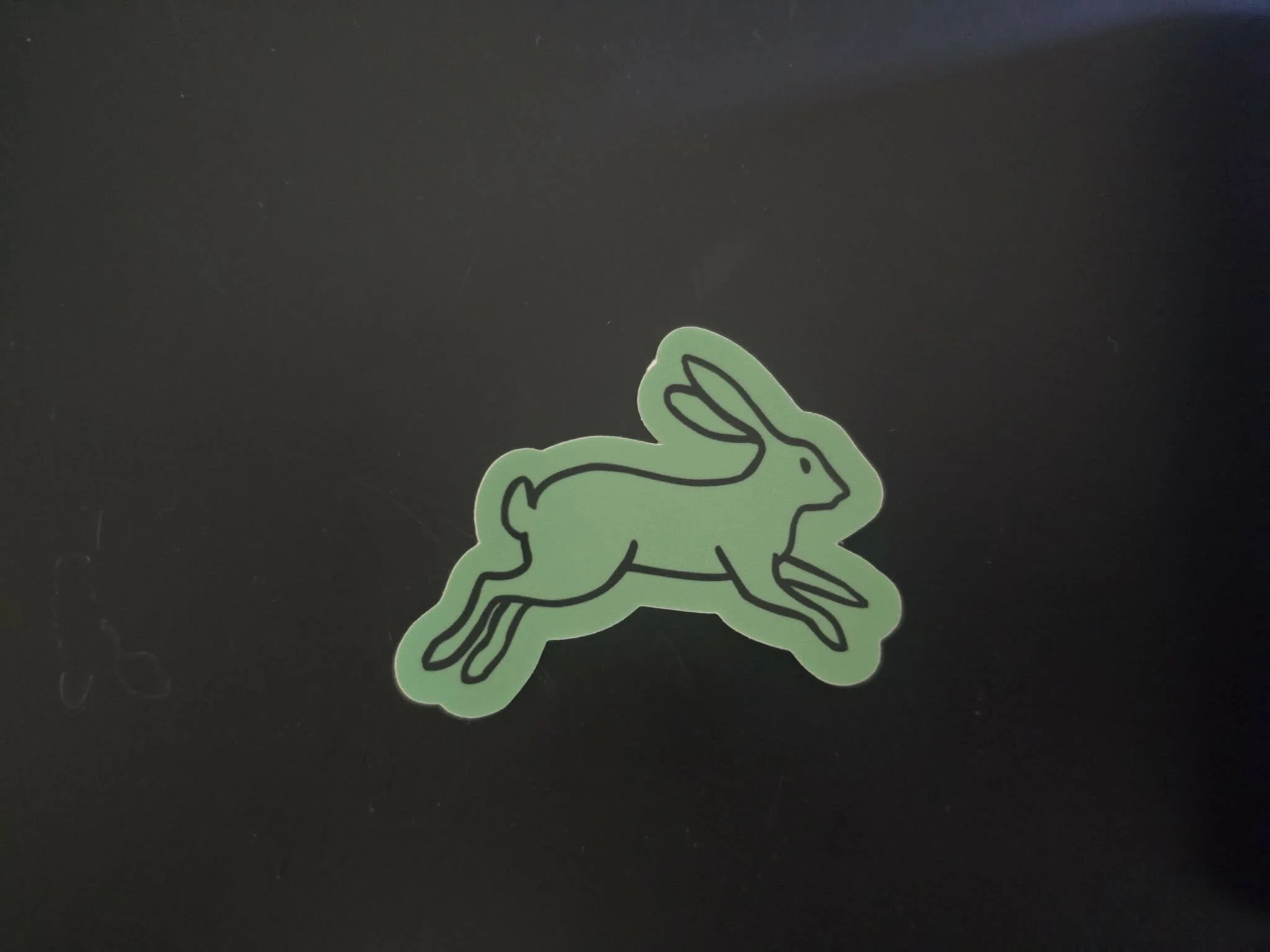 Green Rabbit Sticker.jpg