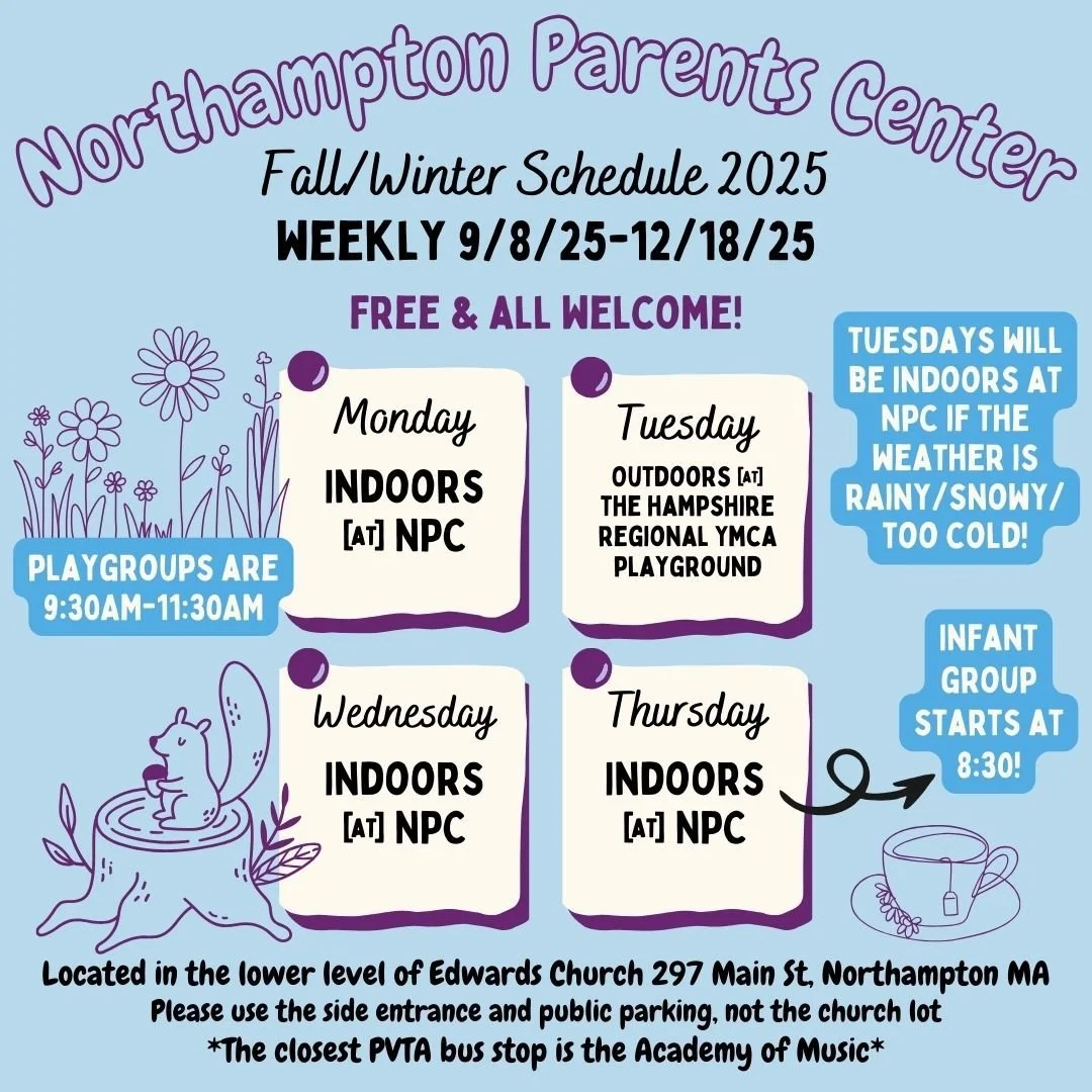 Northampton Parents Center Free Weekly Playgroups