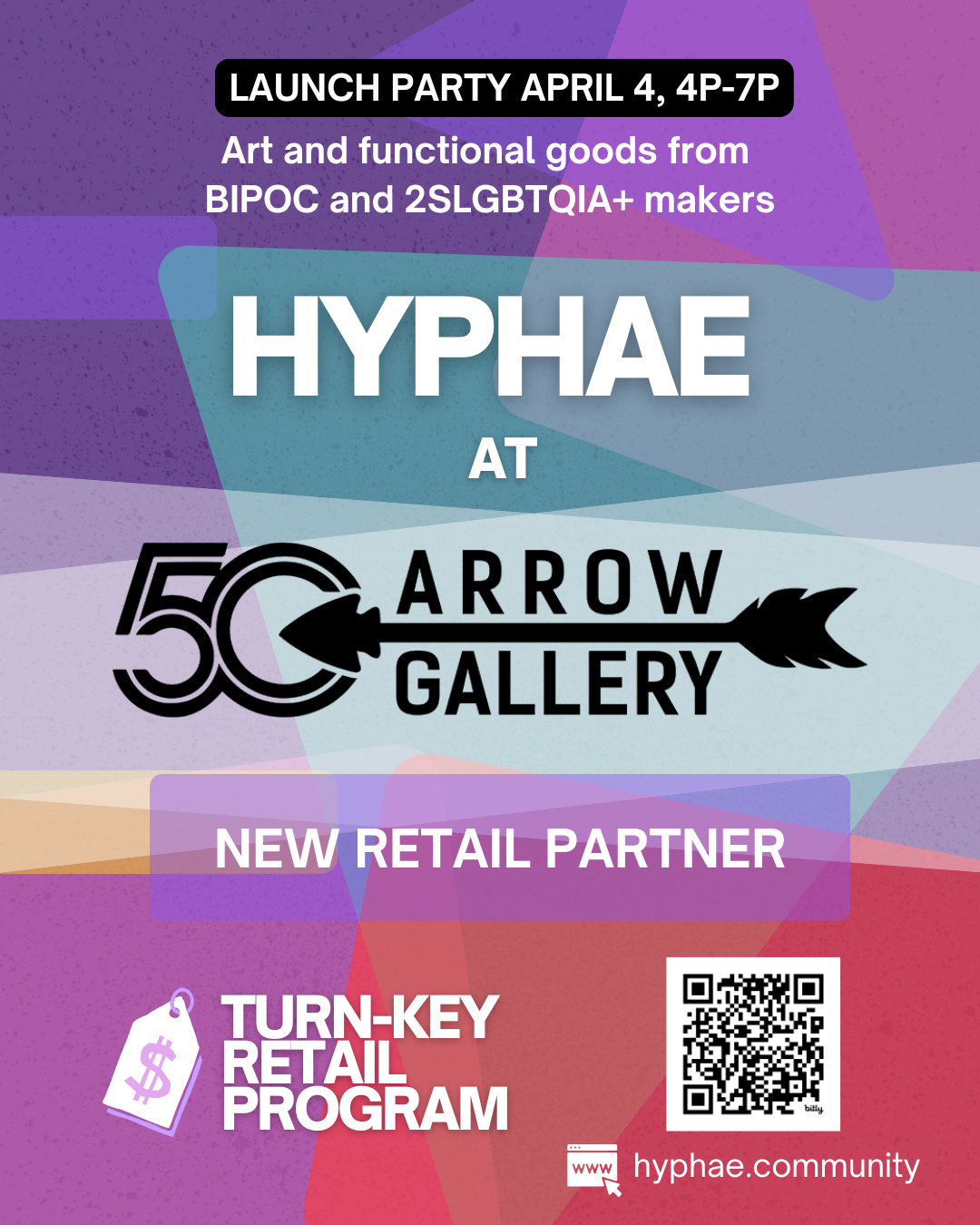 HYPHAE Launch Party at 50 Arrow Gallery