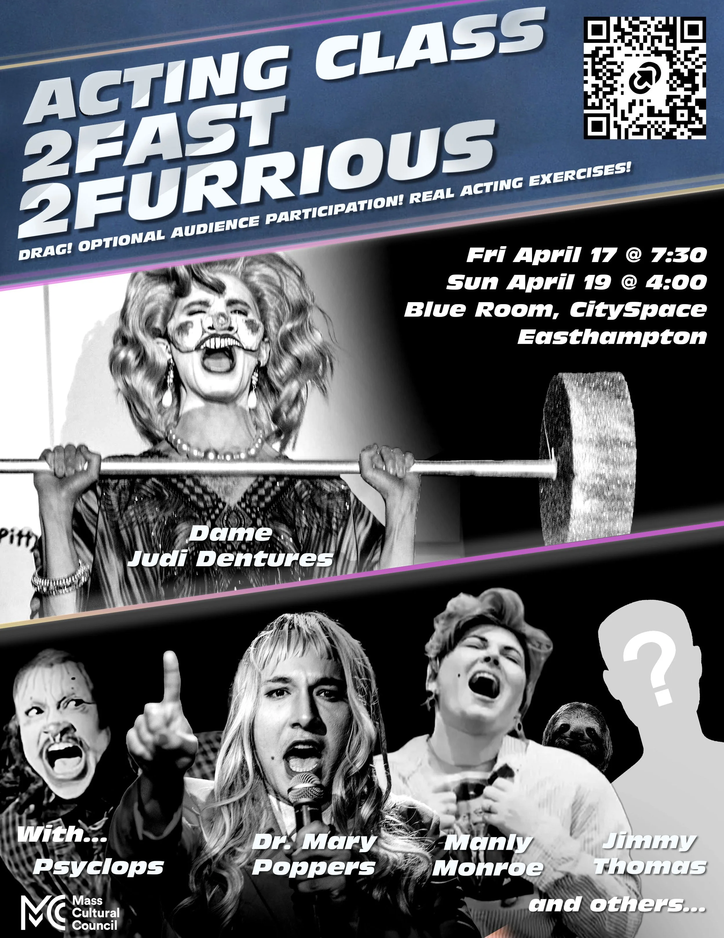 ACTING CLASS: 2 Fast 2 Furrious with Dame Judi Dentures and Friends