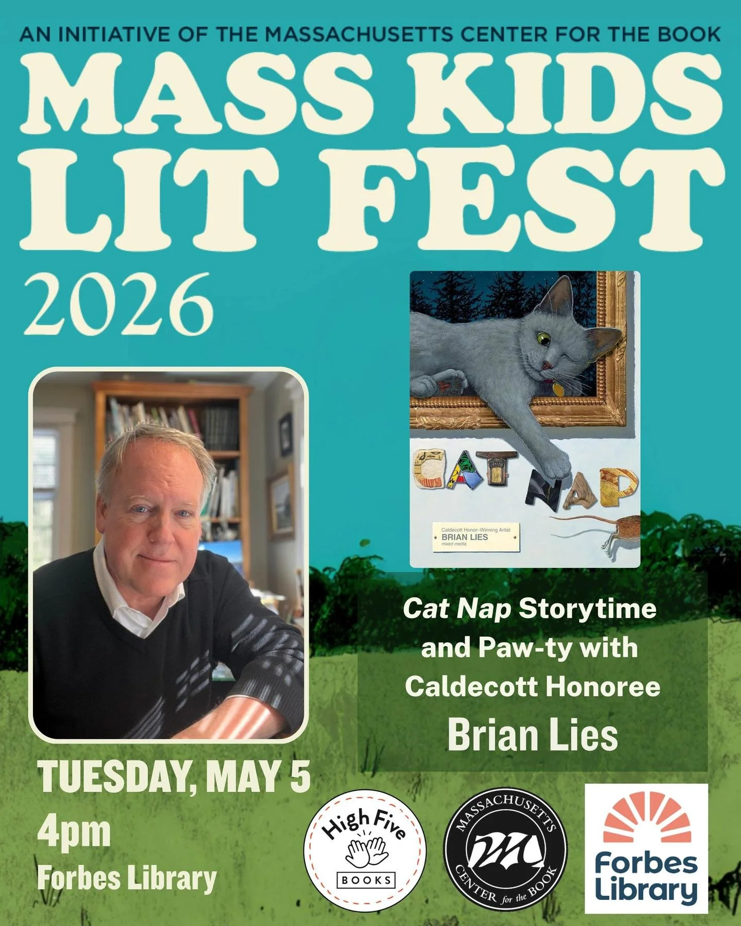 Cat Nap Storytime with Caldecott Honoree Brian Lies