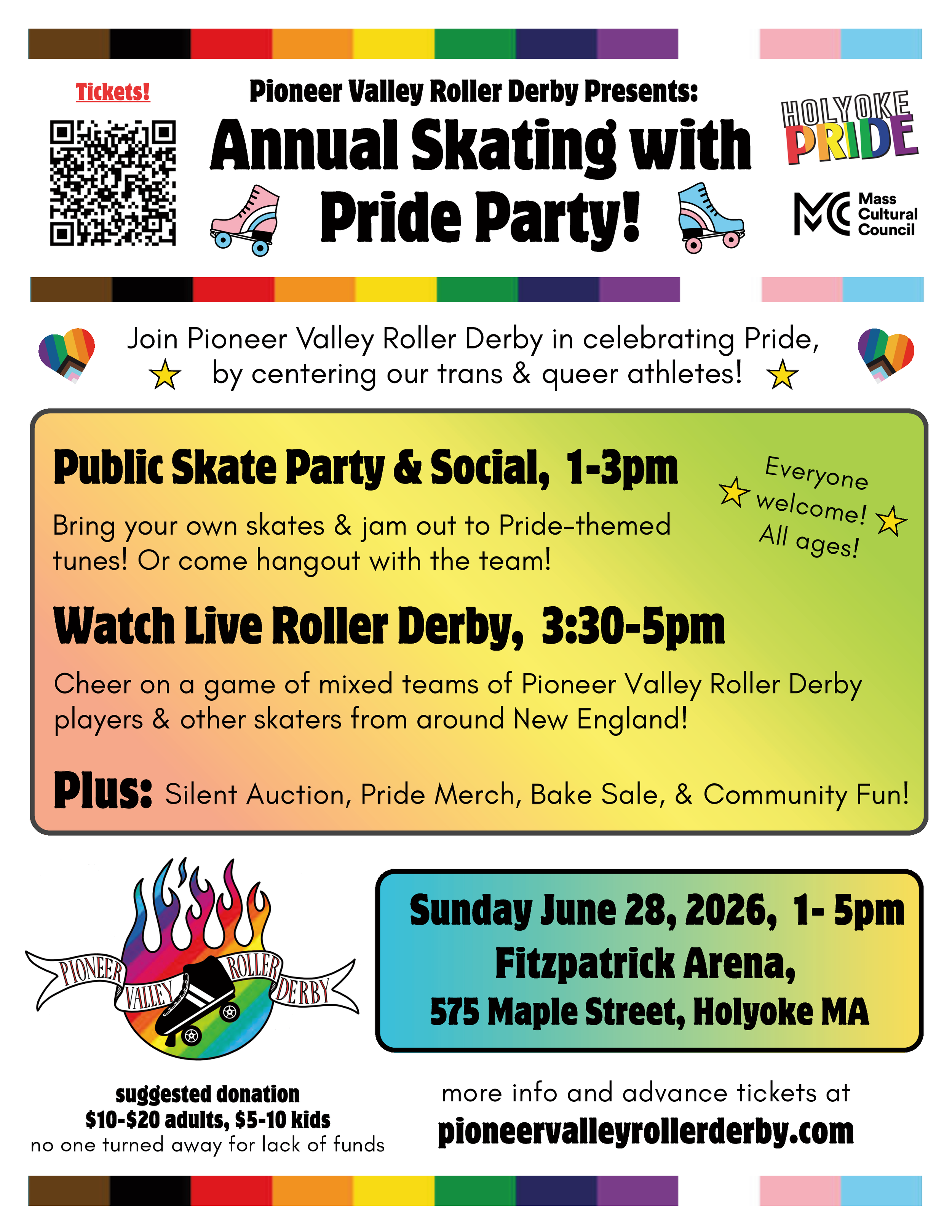 PVRD Presents: Annual Skating with Pride Party!