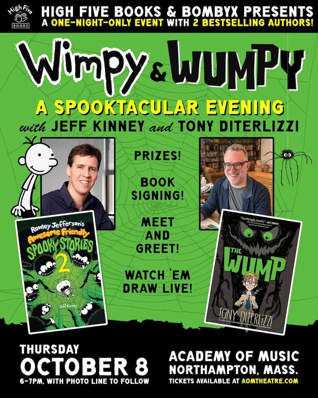 Wimpy &amp; Wumpy: A Spooktacular Evening! with Jeff Kinney &amp; Tony DiTerlizzi
