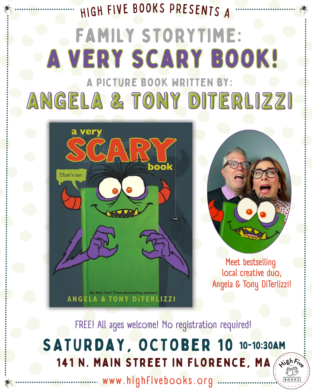 STORYTIME: 'A Very Scary Book' with author Angela DiTerlizzi