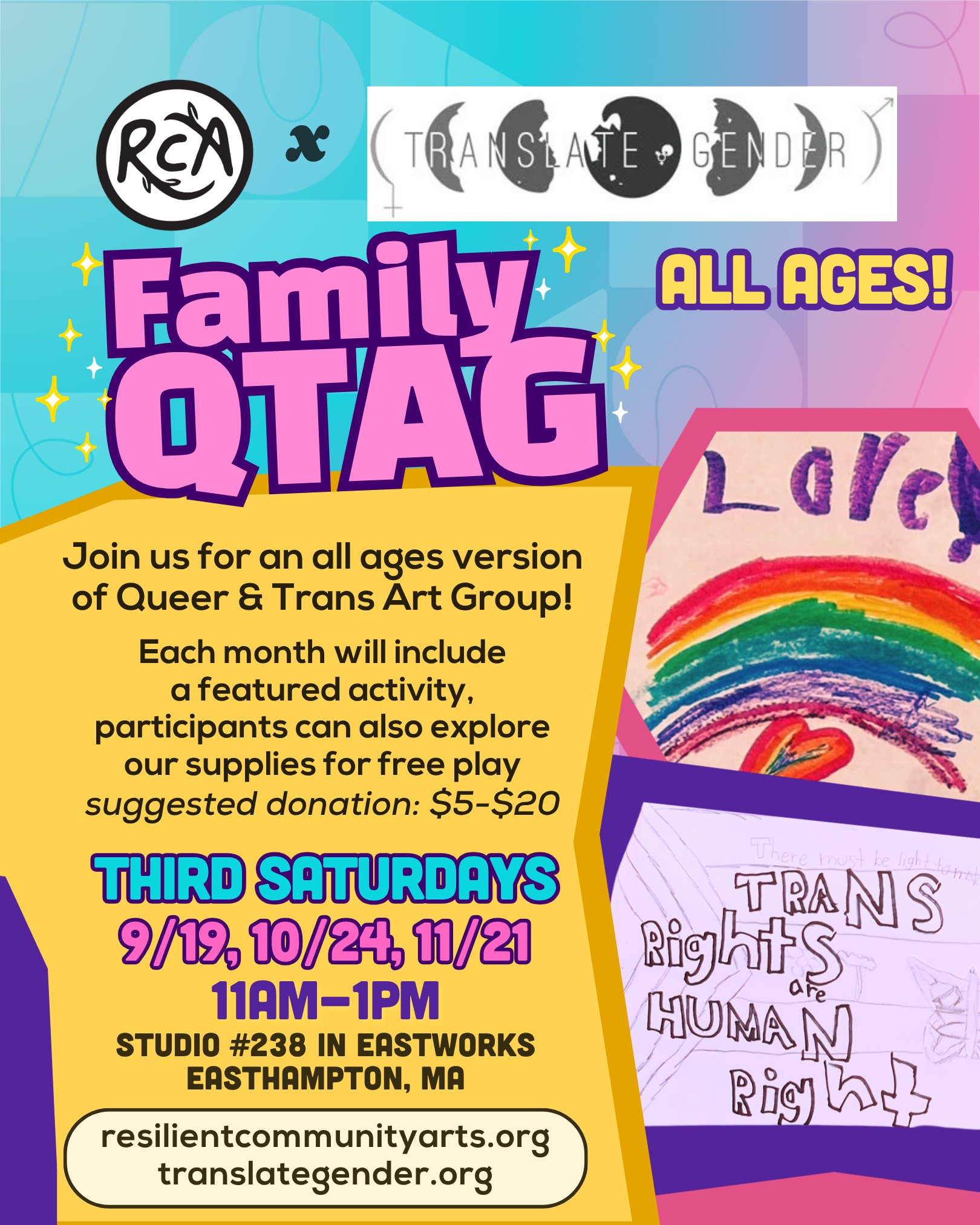 Family Queer and Trans Art Group (QTAG)