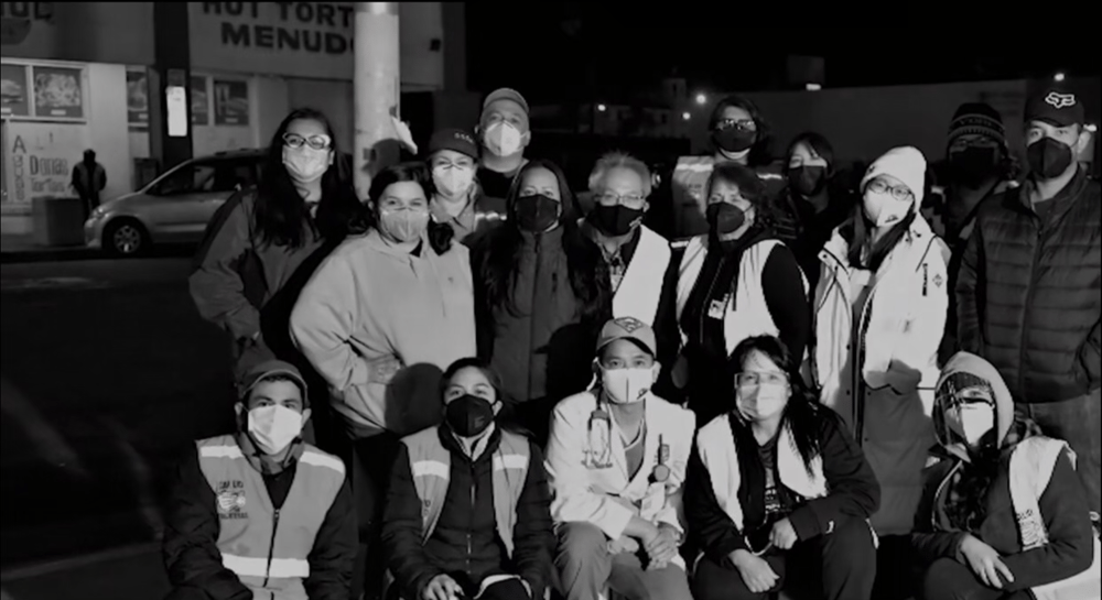 IV Equity volunteers pose for a photo during a farmworker outreach event in 2020