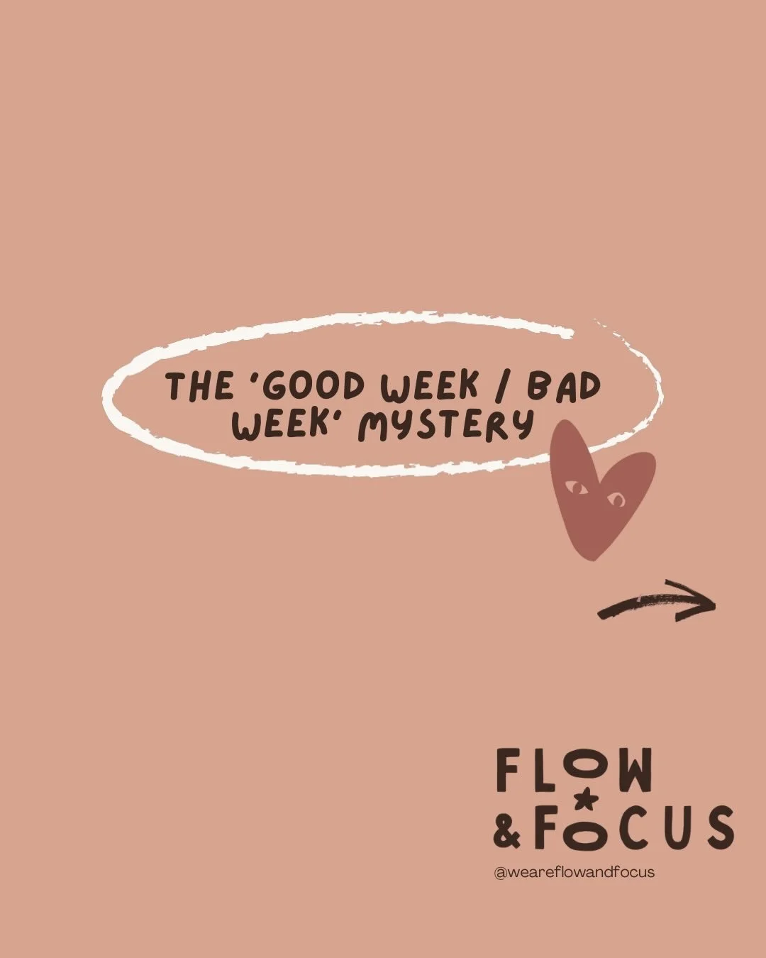 The good week / bad week cycle isn&rsquo;t random.
It&rsquo;s rhythmic.

That&rsquo;s not inconsistency.
It&rsquo;s cyclical ADHD - and you can learn the pattern.

Save this for the week you start blaming yourself.

#ADHDPatterns
#CyclicalADHD
#ADHDV