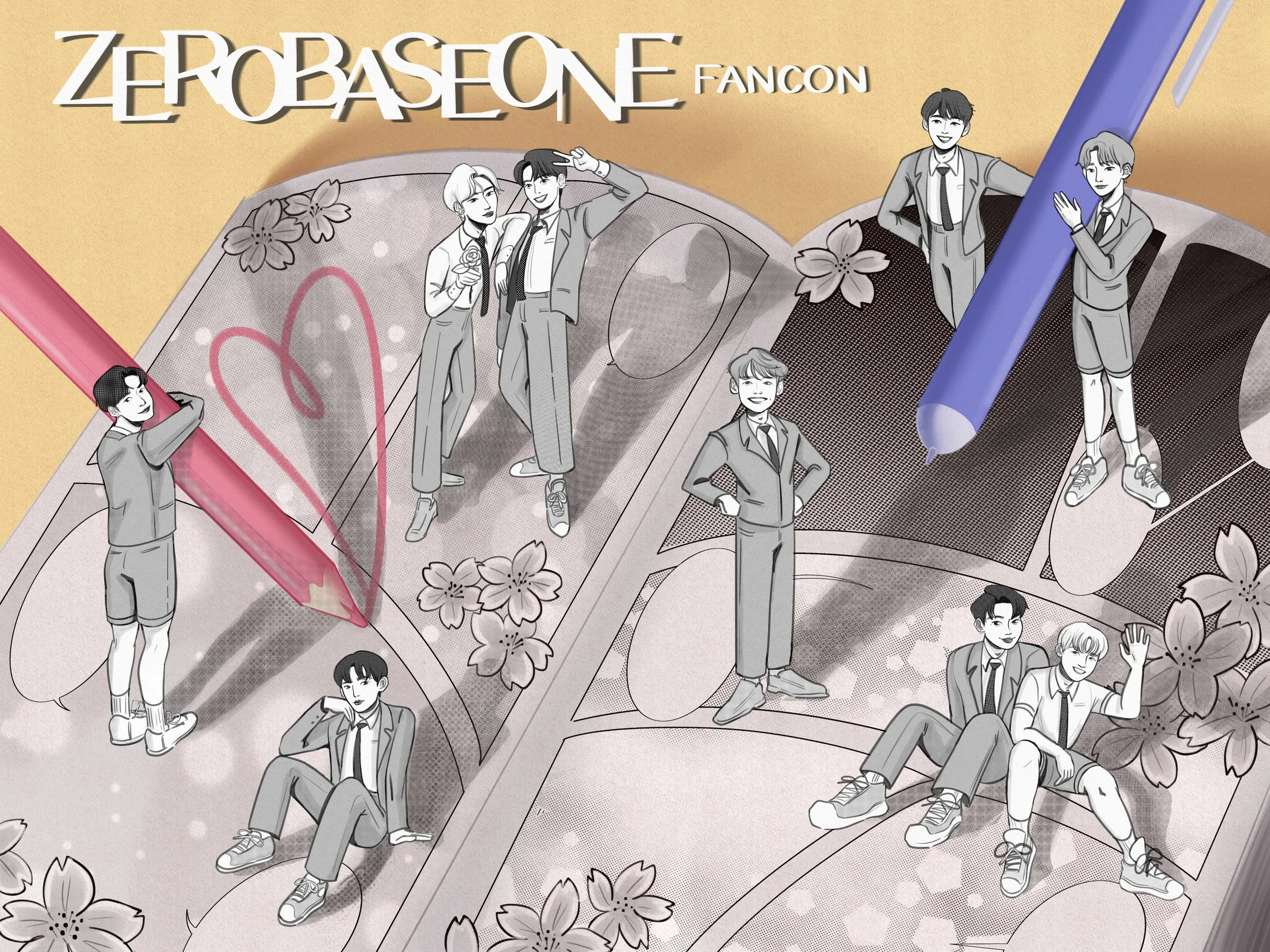 Zerobaseone Japan Fancon Promotional Poster '24