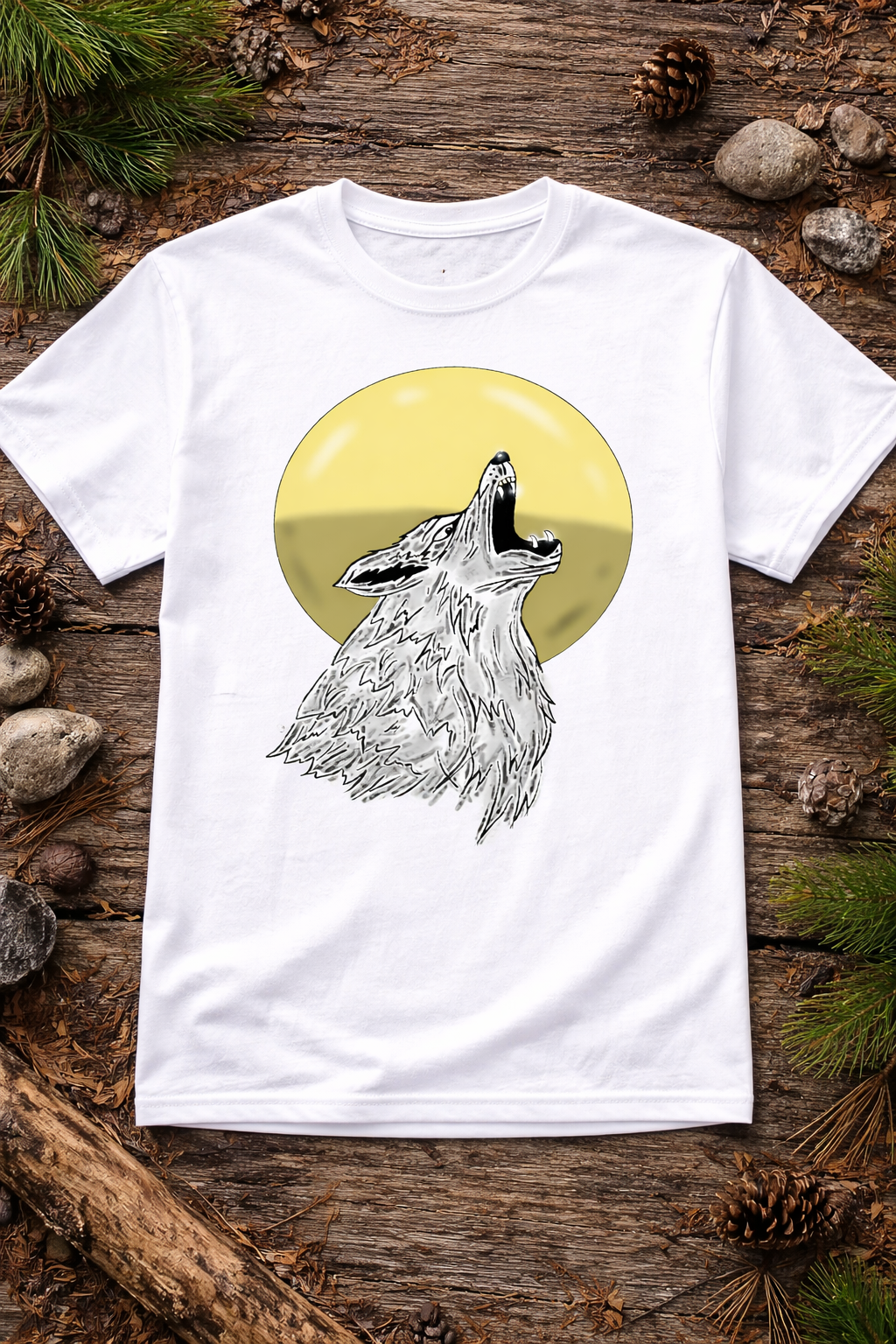 T-shirt Homme "Esprit du Loup"