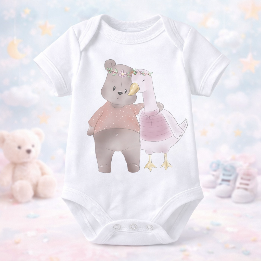 Body bébé "Mes Copains les Animaux"