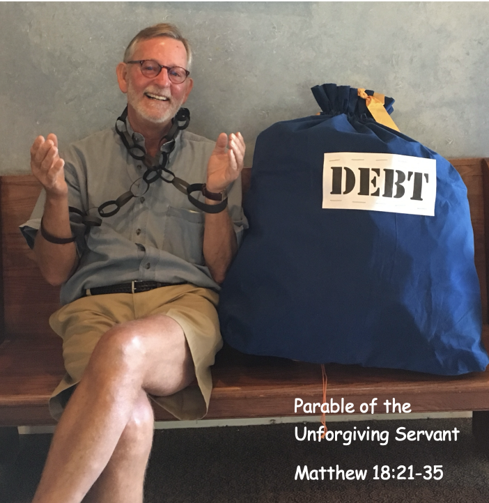 Unforgiving servant burdened with debt