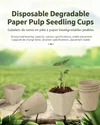 Nursery Pots and Trays: black plastic plant pot winter durable biodegradable paper pulp pot alternative